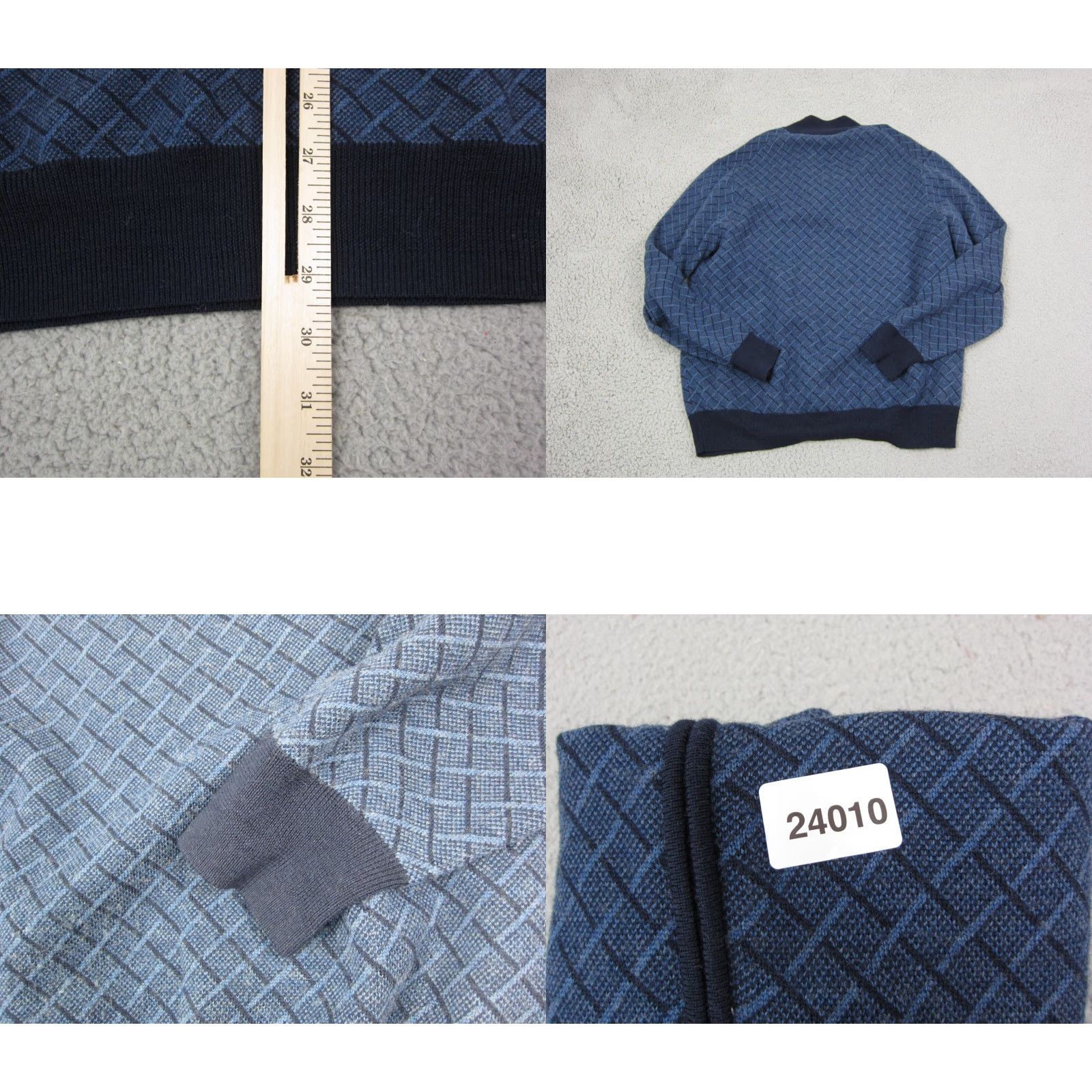 Jos. A. Bank Jos A Bank Sweater Mens Adult Large Black 100% Wool V Neck Merino Knit Soft Pullover Knit 90s Preppy Size US L / EU 52-54 / 3 - 8 Thumbnail