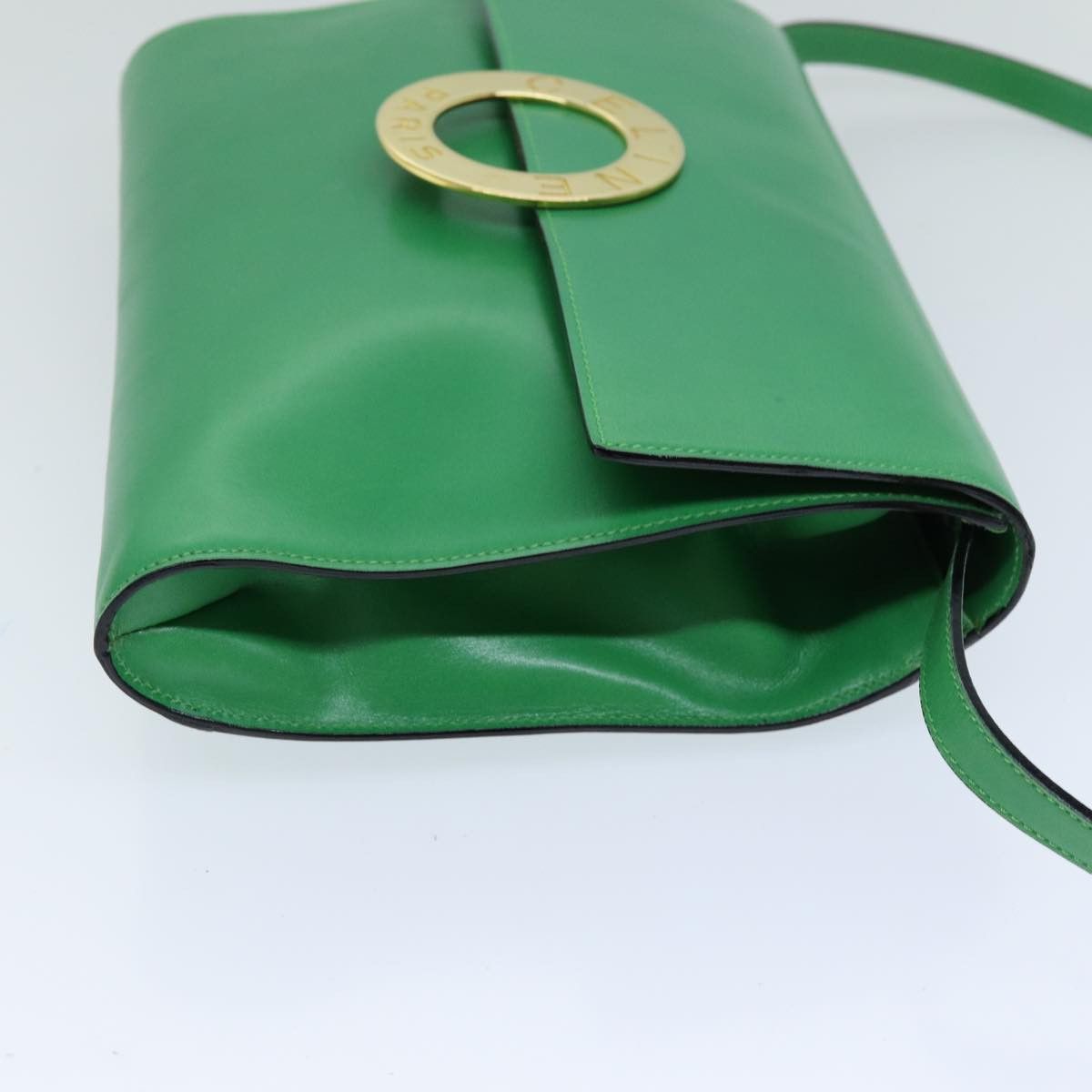 Celine CELINE Shoulder Bag Leather Green Size ONE SIZE - 4 Thumbnail