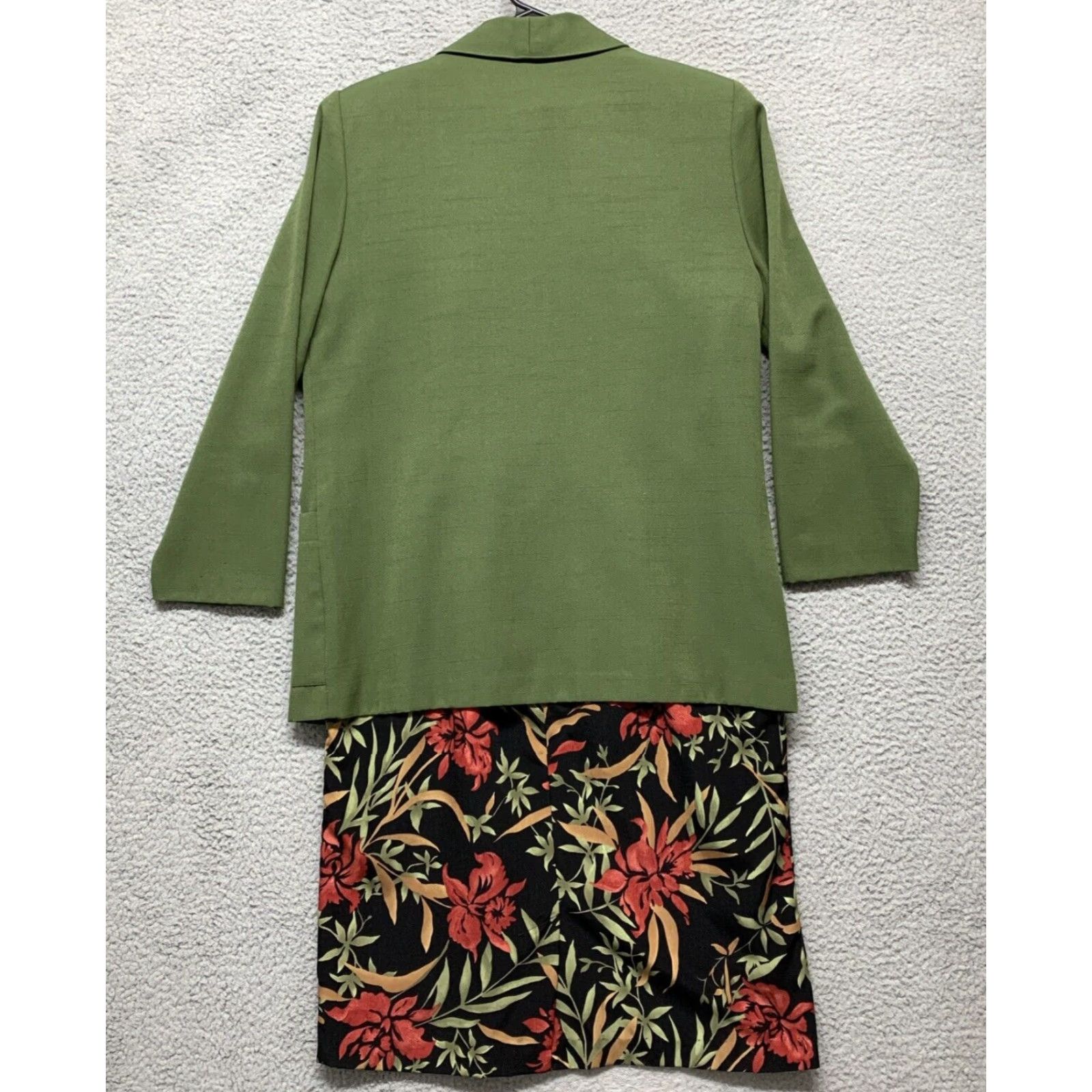 Lee Kathie Lee Dress 6" Slit Sz 8/10, Requirements Petite Jacket W/Belt 2 Pockets Size M / US 6-8 / IT 42-44 - 5 Thumbnail