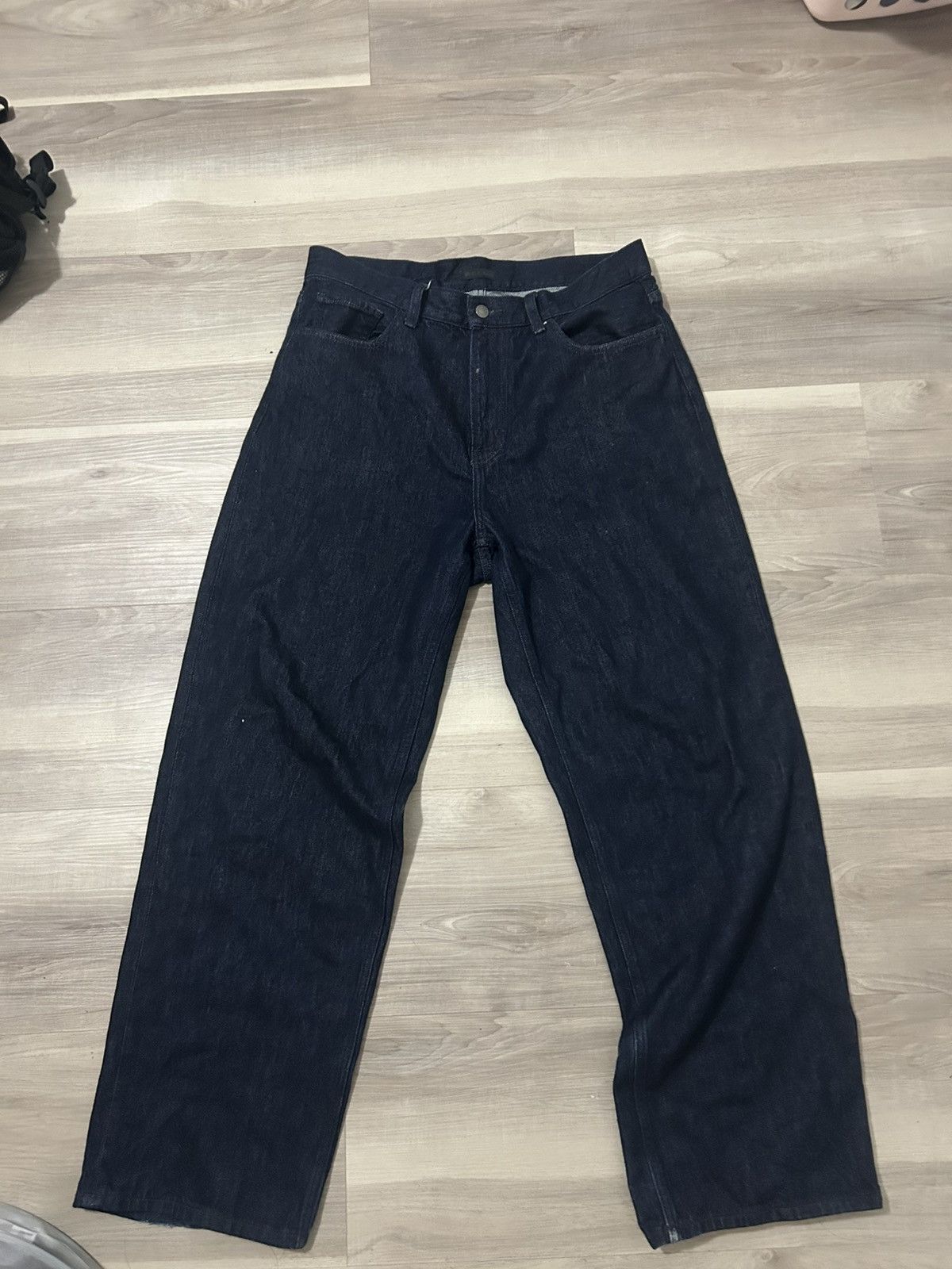 Uniqlo Uniqlo Navy Blue Jeans Size US 33 - 1 Thumbnail