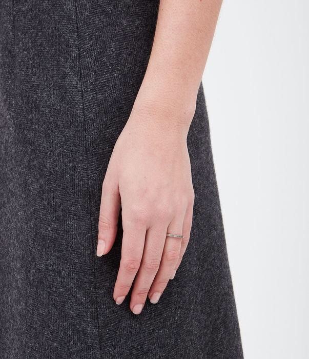 Maison Margiela o1bcso1str0526 Size: OS / Number Reference Ring in Silver Size ONE SIZE - 4 Thumbnail