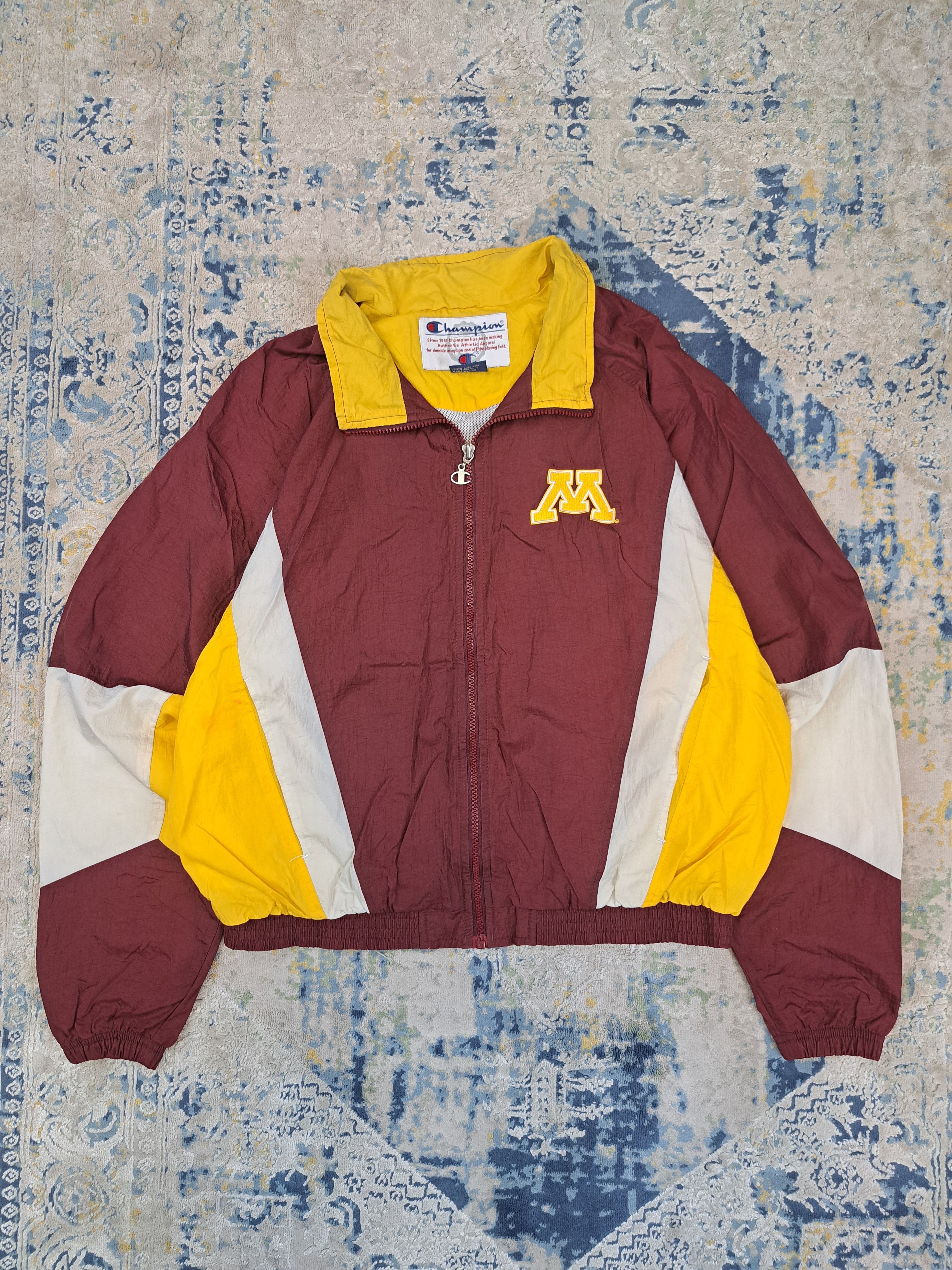 Champion Vintage 90s Champion Minnesota College Bomber Jacket Size US M / EU 48-50 / 2 - 1 Thumbnail