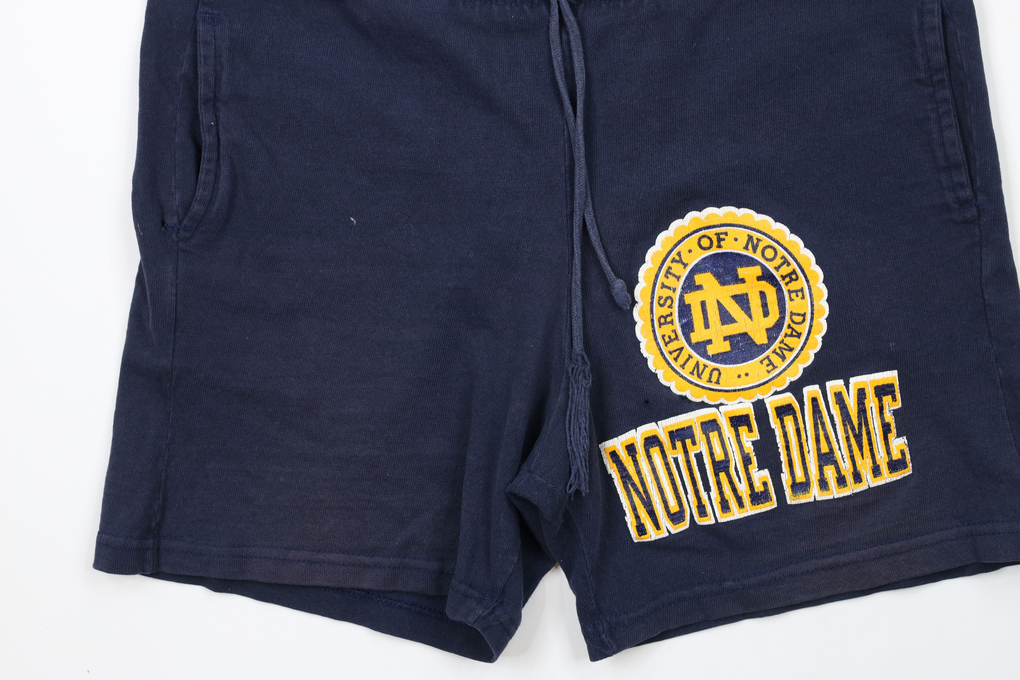 Champion Vintage 90s Champion Knee Notre Dame University Shorts USA Size US 32 / EU 48 - 3 Thumbnail