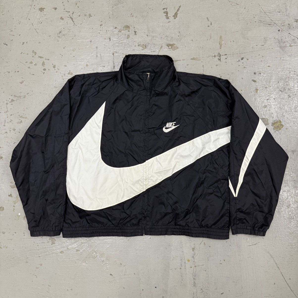 Nike Vintage Nike Big Logo Swoosh Windbreaker Size US M / EU 48-50 / 2 - 1 Thumbnail