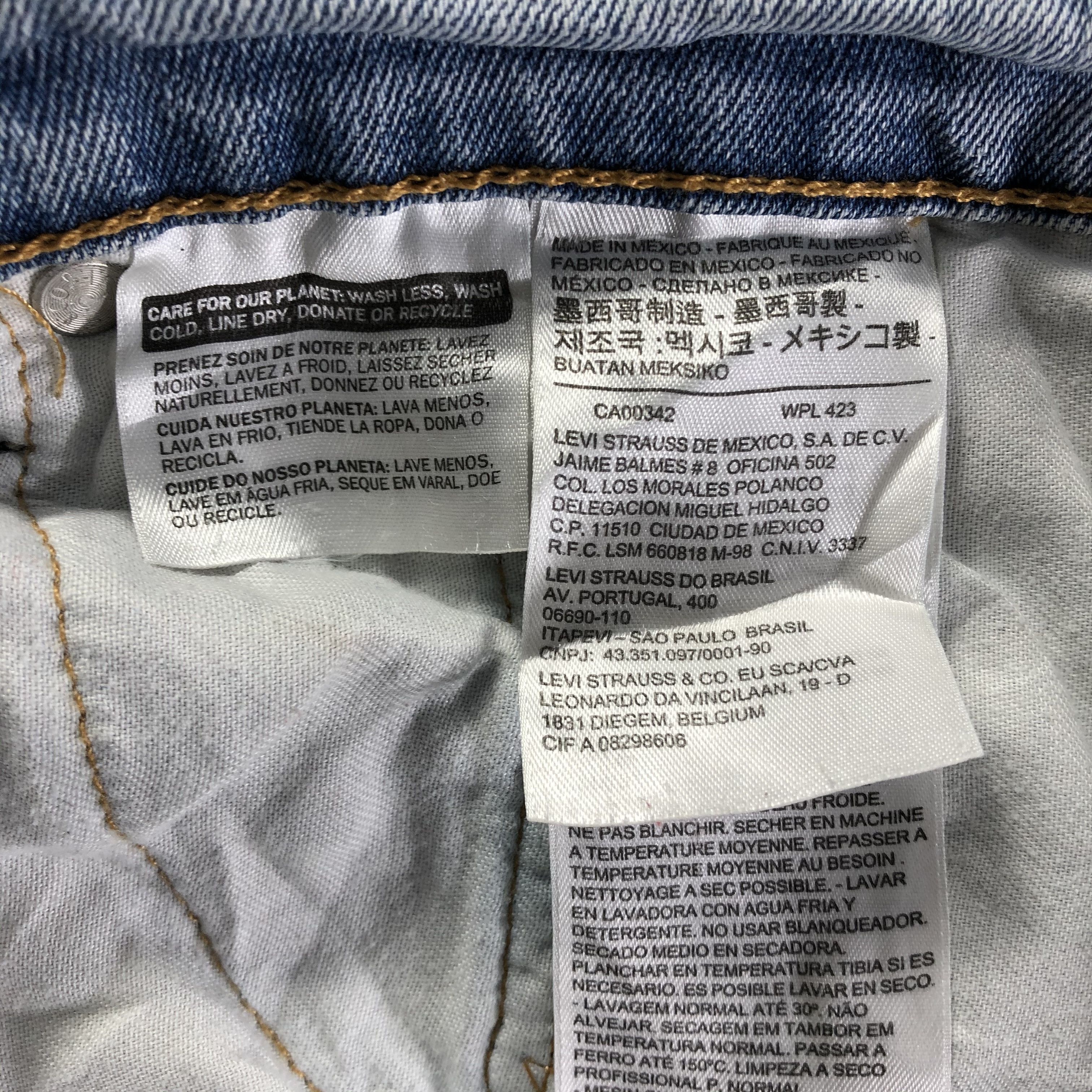 Levi's Vintage Light Wash Levis 505 Jeans-J4176 Size US 39 - 9 Thumbnail