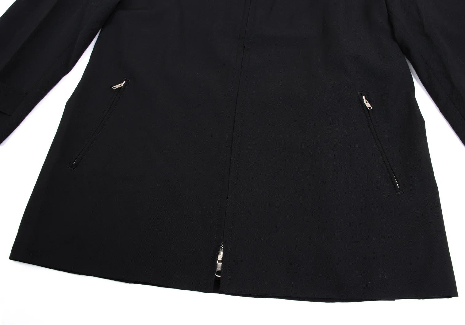 Yohji Yamamoto Yohji Yamamoto Wool Gabardine Jacket Black M Size US M / EU 48-50 / 2 - 6 Thumbnail