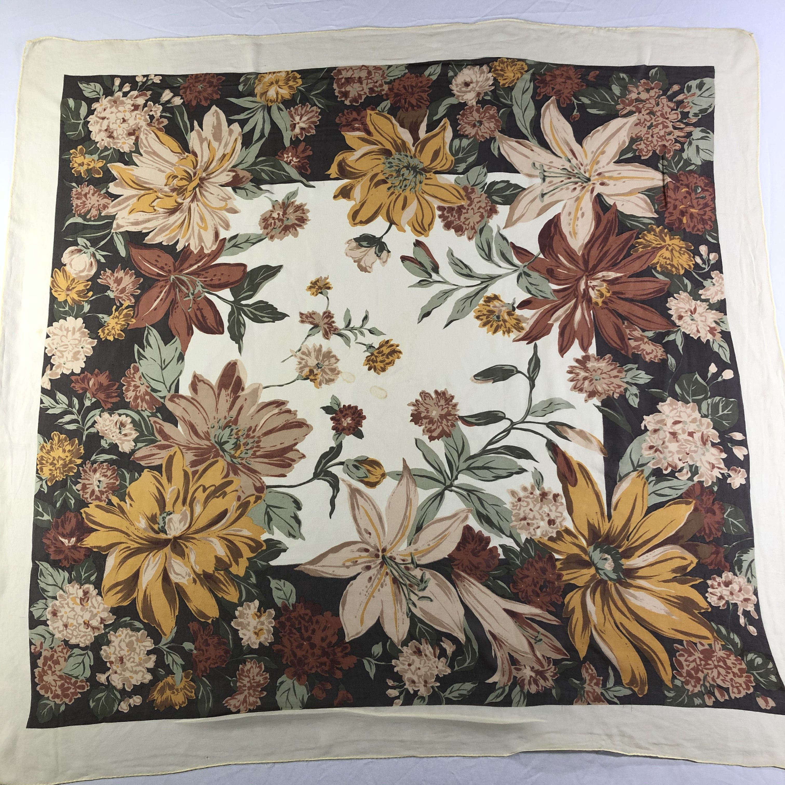 Vintage Vintage Silk Scarf Size ONE SIZE - 2 Thumbnail