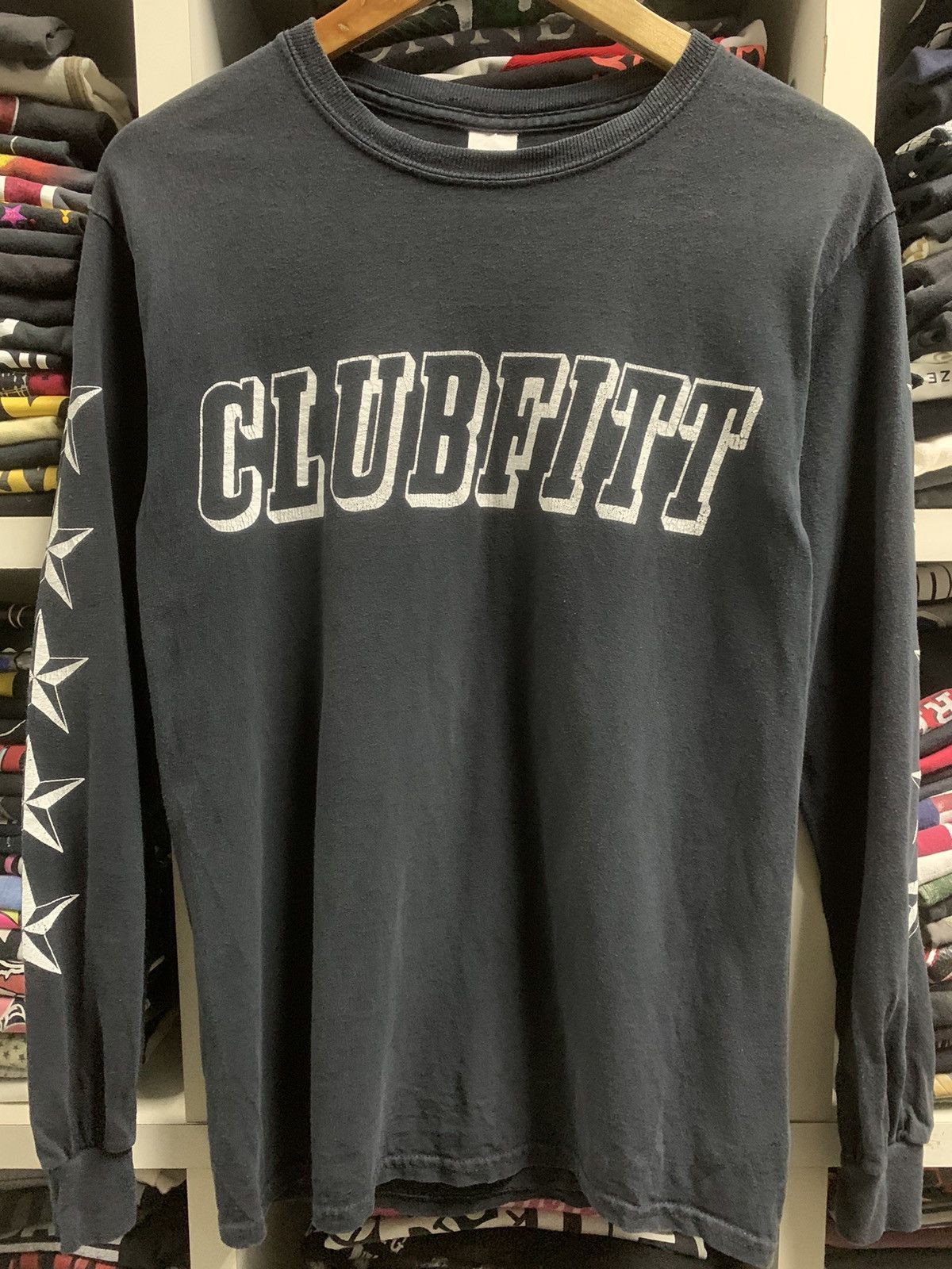 Gildan × Vintage Vintage Clubfitt Long Sleeve Shirt Size US S / EU 44-46 / 1 - 2 Thumbnail