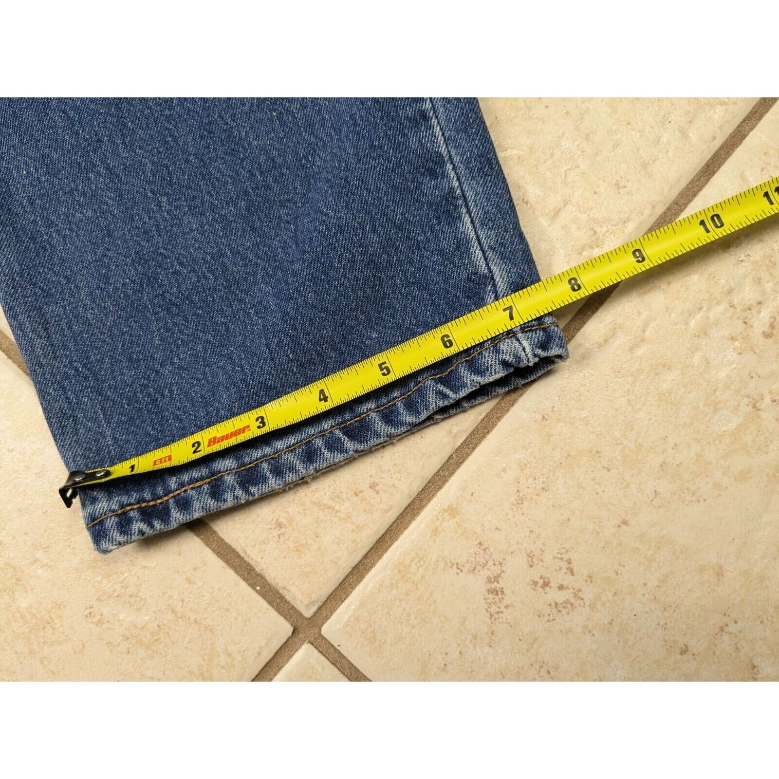 Levi's Vtg 90's Levis Jeans 550 34x32 Relaxed Fit USA Blue Denim Size US 34 / EU 50 - 10 Thumbnail
