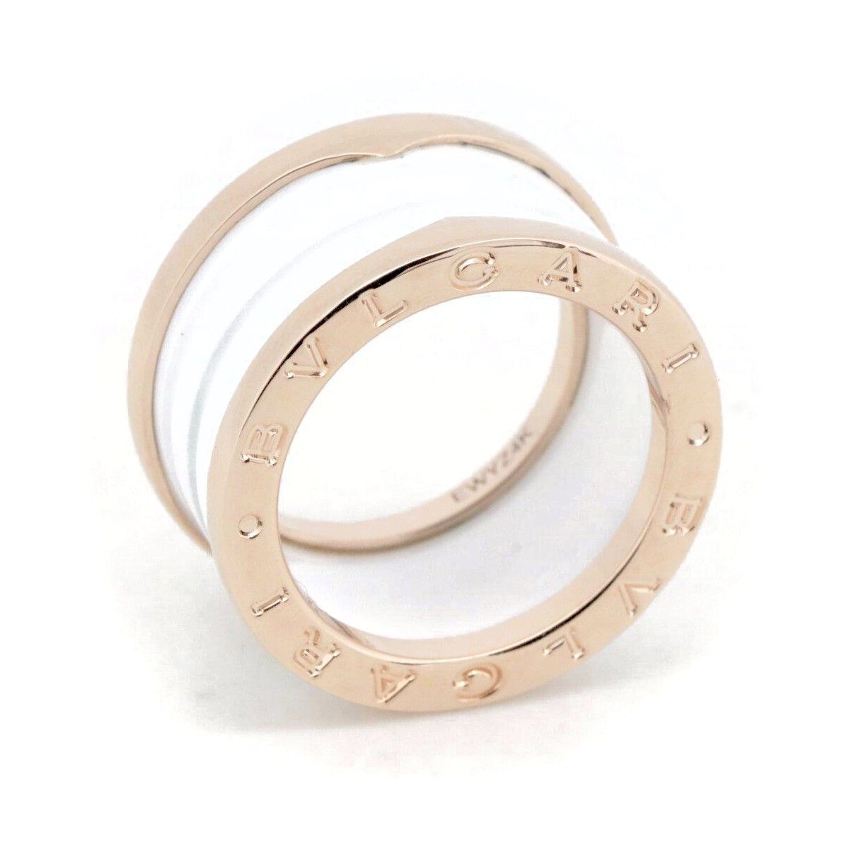 Bvlgari Bvlgari B.zero1 Au750 Ceramic Ring Size 11 Ceramic Ring DUTY FREE for USA