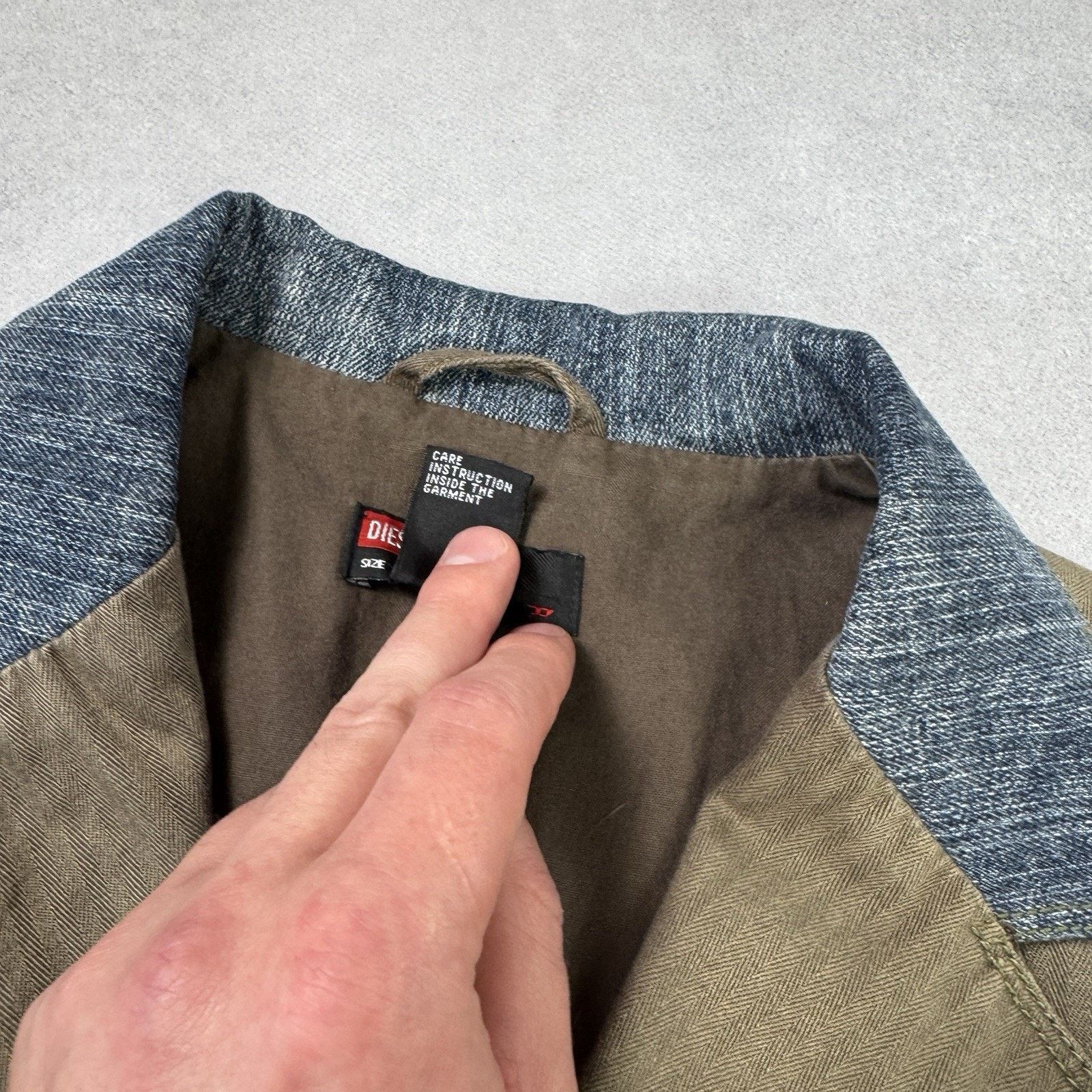 Diesel Vintage Diesel Avant Garde Faded Jacket Blazer Coat Size L Size L / US 10 / IT 46 - 13 Thumbnail