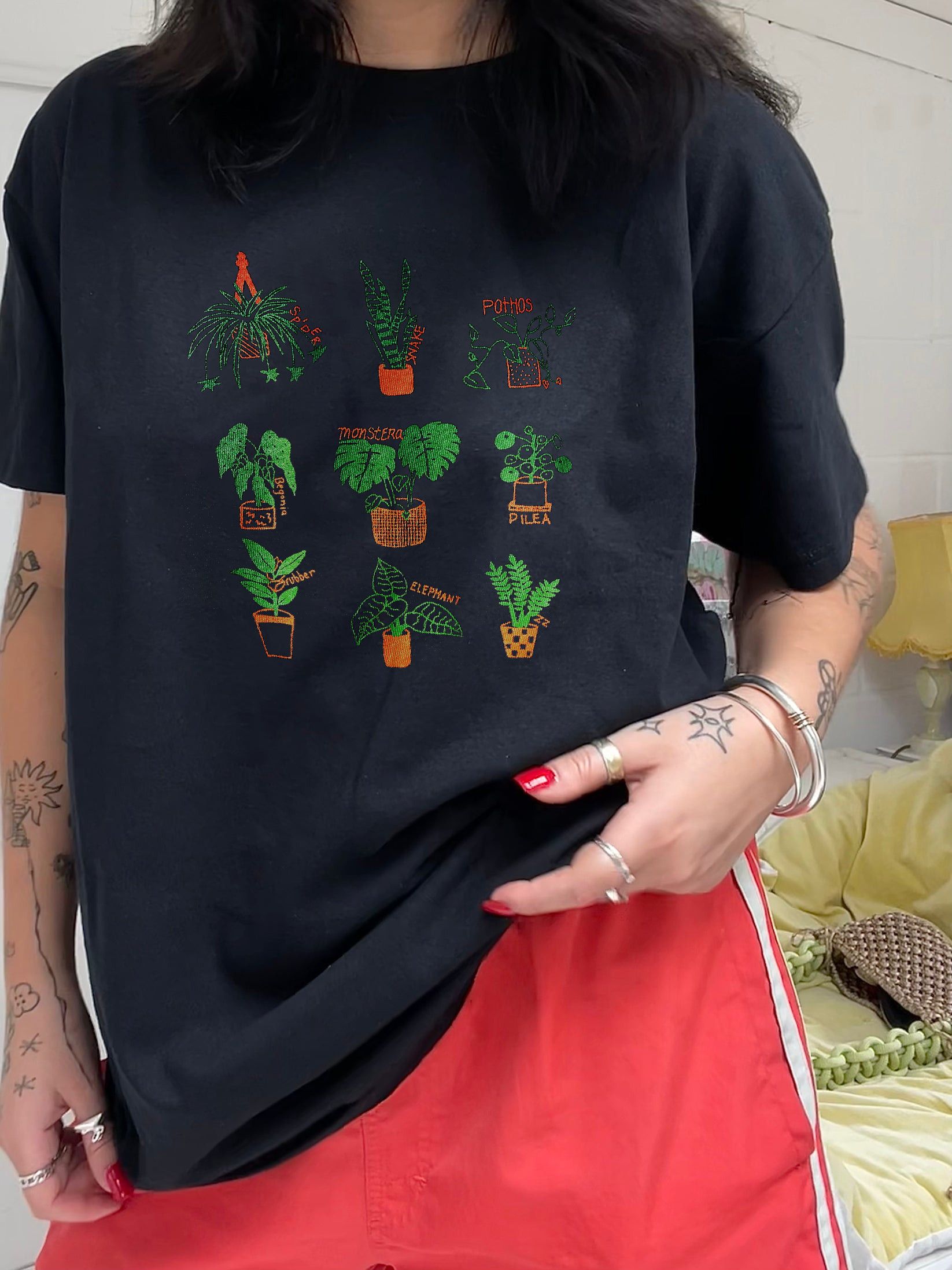 The Unbranded Brand Plant T-Shirt, Plant Lady Screen Tee, Plant Lover Gift Size S / US 4 / IT 40 - 2 Thumbnail