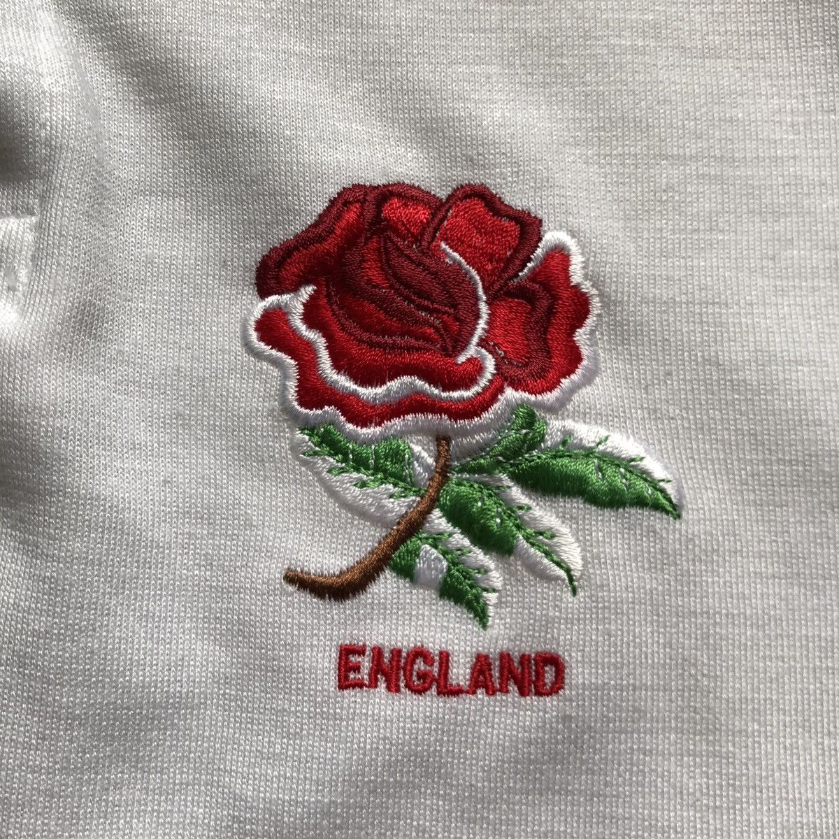 Nike × Vintage Nike England Rugby Shirt White 90s Player Home Jersey 80s Size US L / EU 52-54 / 3 - 3 Thumbnail