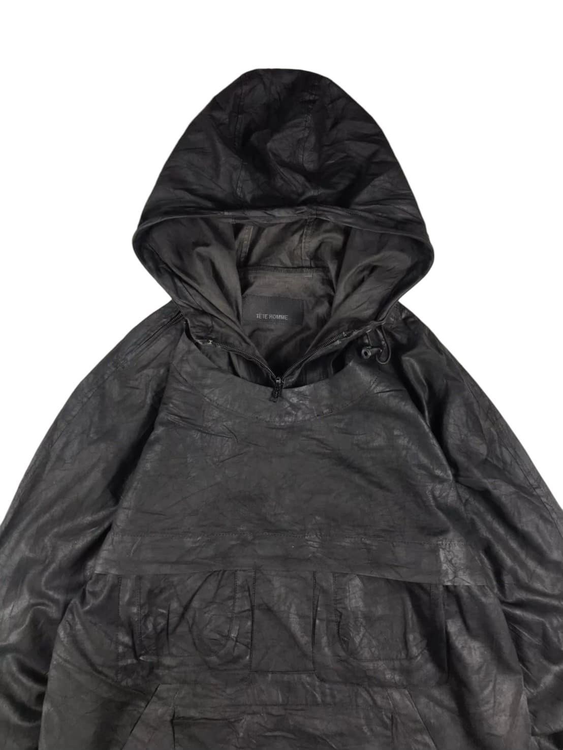 Issey Miyake × Tete Homme Tete Homme Smock Black Jacket Size US L / EU 52-54 / 3 - 6 Thumbnail