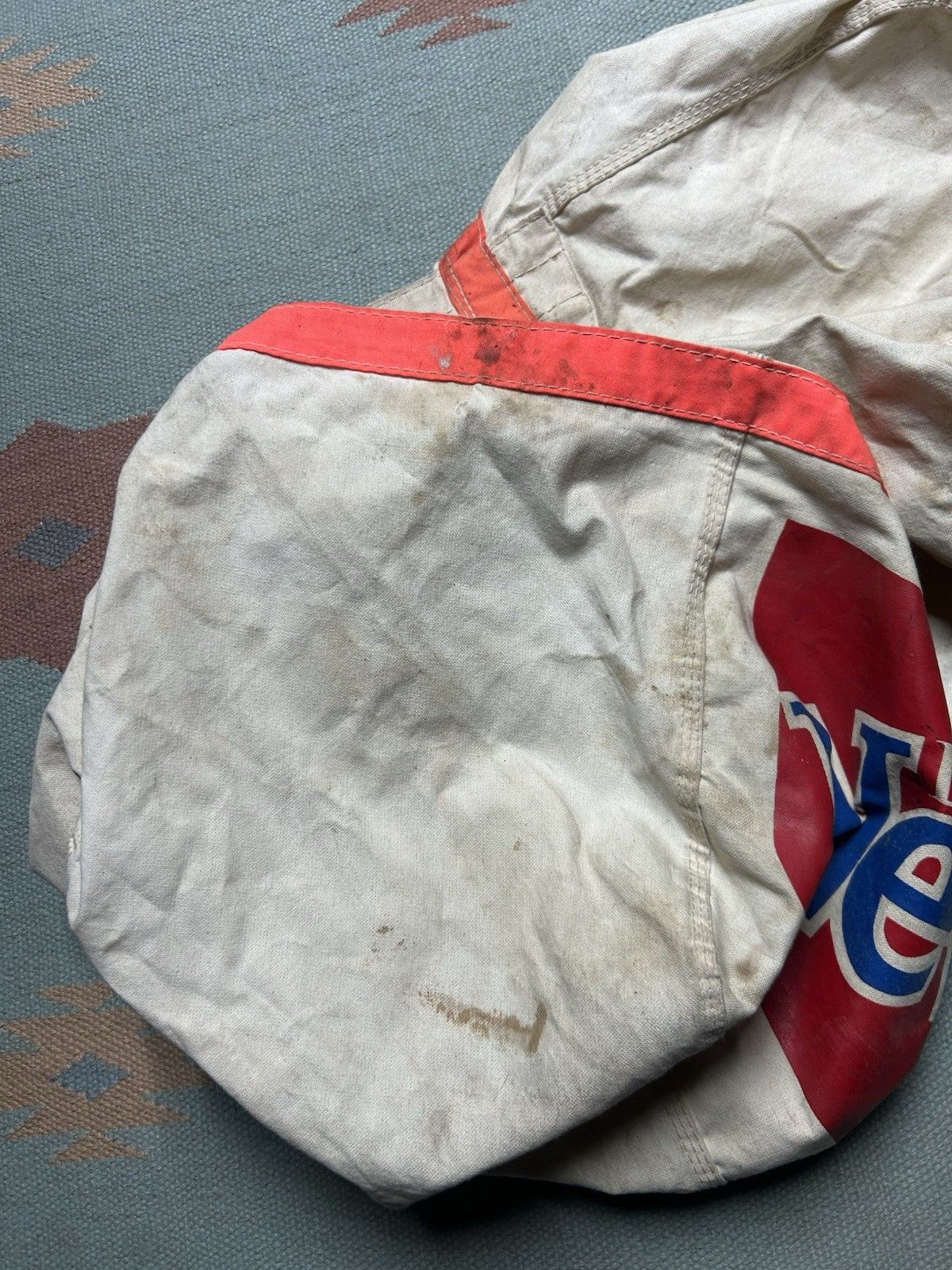Vintage Vtg Detroit News newspaper saddle bag bicycle canvas newsboy Size ONE SIZE - 14 Thumbnail