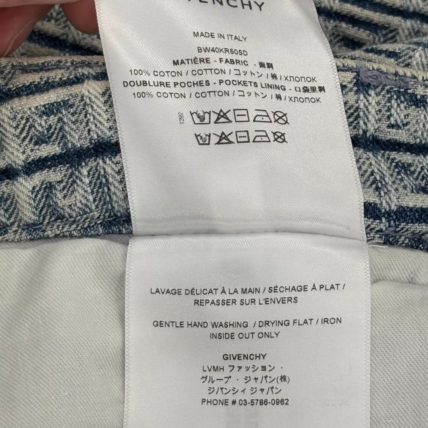 Givenchy Givenchy 4G Monogram Denim Skirt Size 28" / US 6 / IT 42 - 5 Thumbnail