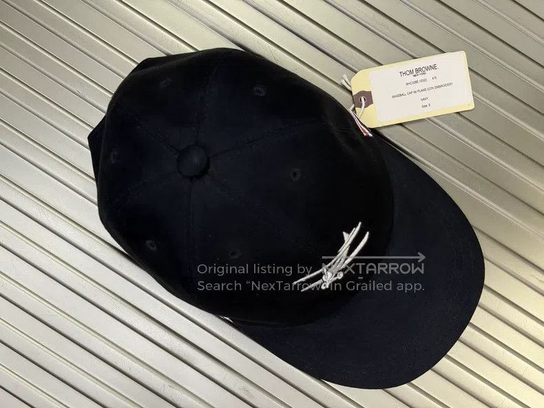 Thom Browne Thom Browne Black baseball cap Size ONE SIZE - 5 Thumbnail