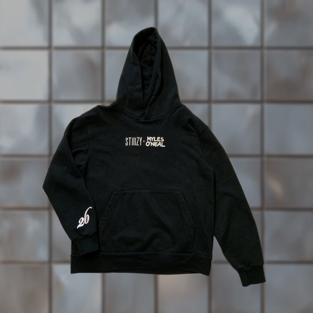 Vintage StiizyX Myles O’Neal 26 Birthday Party Superficial Heavyweight Black Hoodie L Mens Size US L / EU 52-54 / 3 - 1 Thumbnail