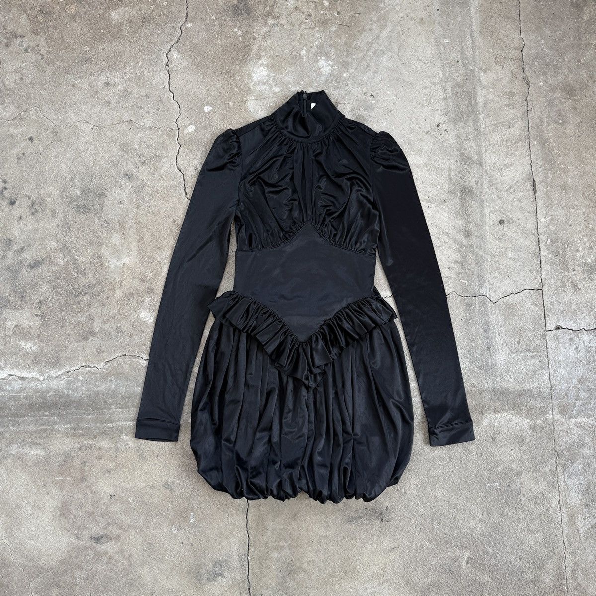 Designer × H&M Paco Rabanne x H&M Midi Black Dress Size XS / US 0-2 / IT 36-38 - 2 Thumbnail