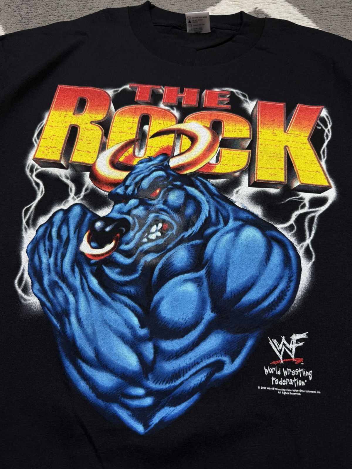 WWE Vintage 2000 WWE WWF The Rock Graphic Tee T-shirt men’s XL Size US XL / EU 56 / 4 - 9 Thumbnail