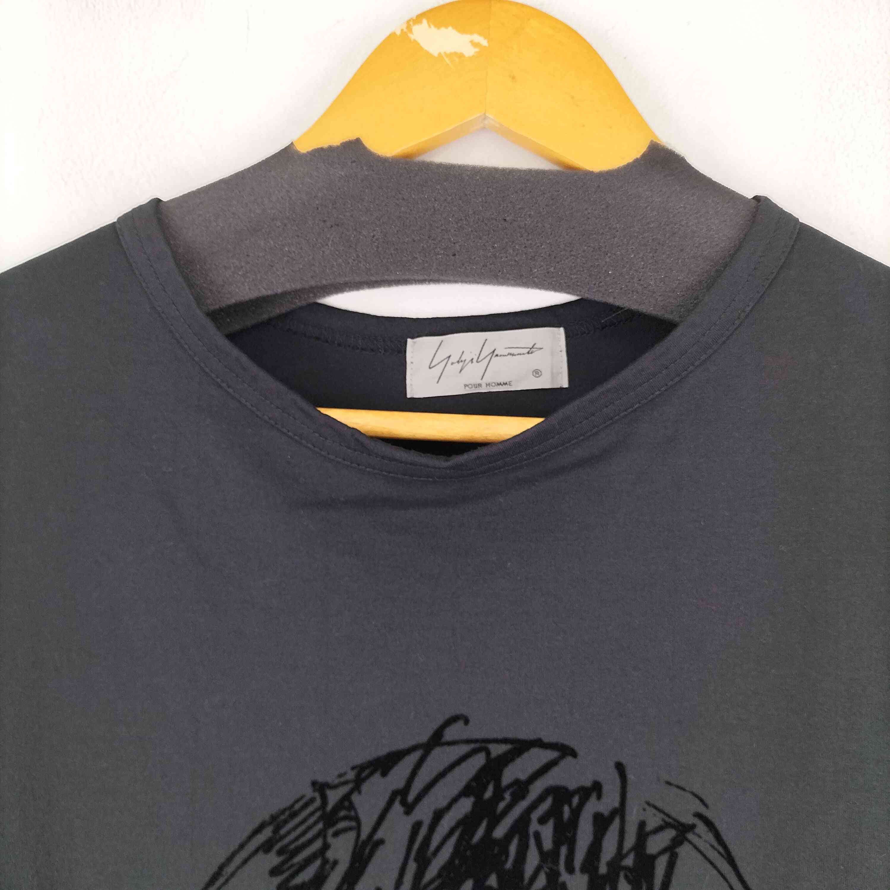 Yohji Yamamoto Yohji Yamamoto POUR HOMME/Skull Print/Neck Cut and Sew Size US L / EU 52-54 / 3 - 3 Thumbnail