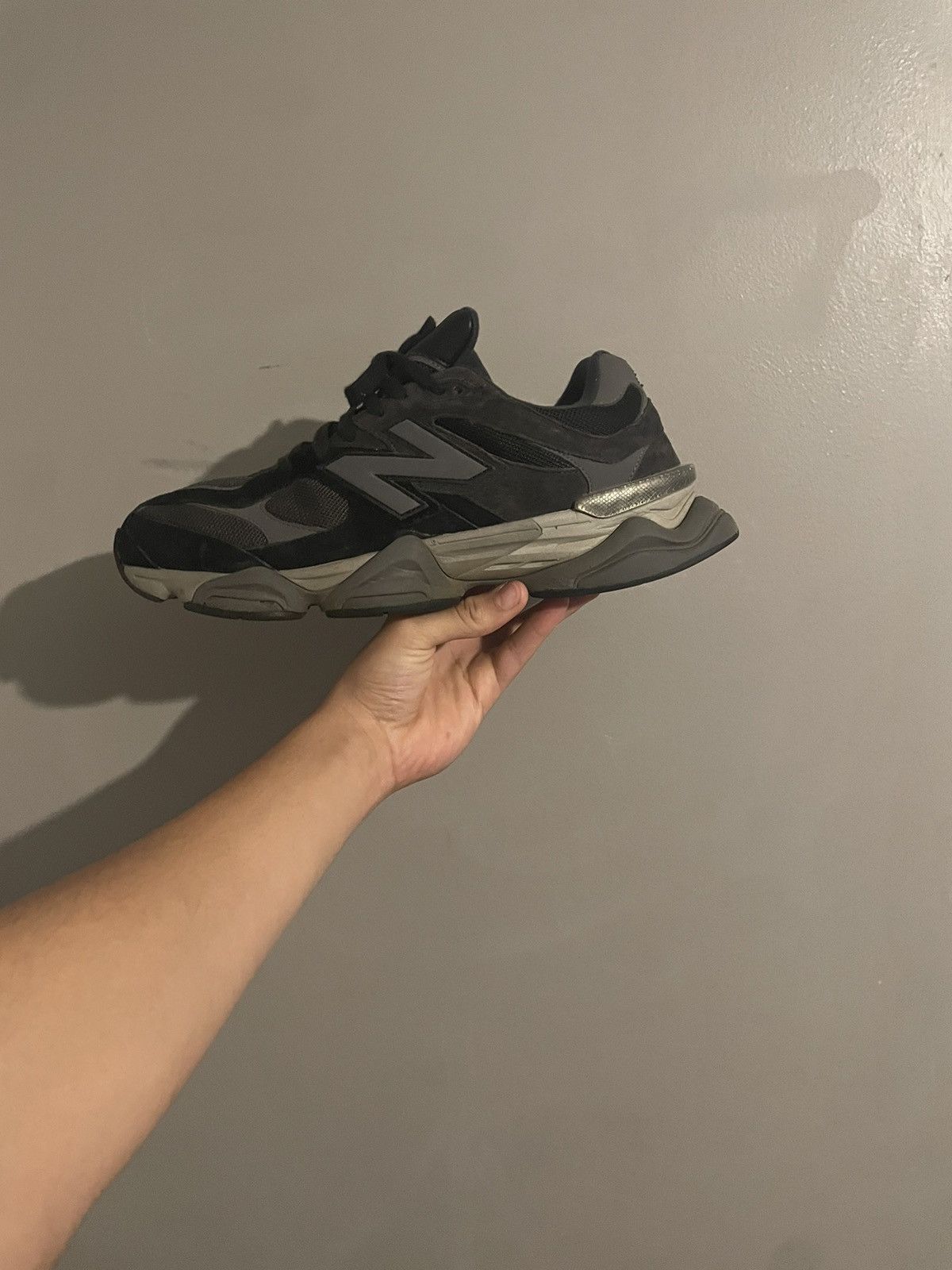 New Balance New Balance 9060 (Black,Castlerock) Size US 11 / EU 44 - 5 Thumbnail