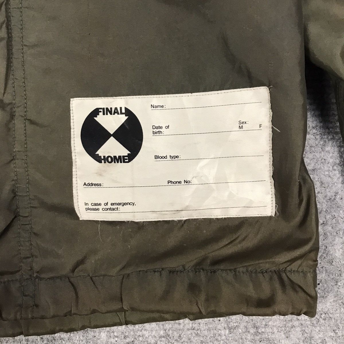 Final Home × Issey Miyake FINAL HOME ANORAK GREEN SUN FADED JACKET Size US M / EU 48-50 / 2 - 4 Thumbnail