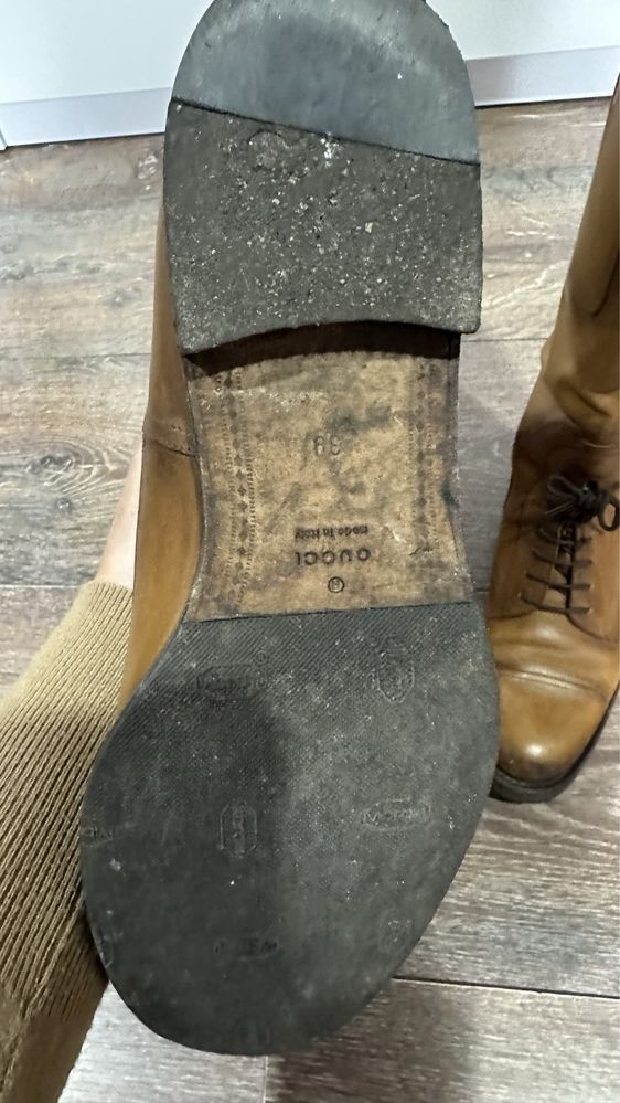 Gucci Leather Boots