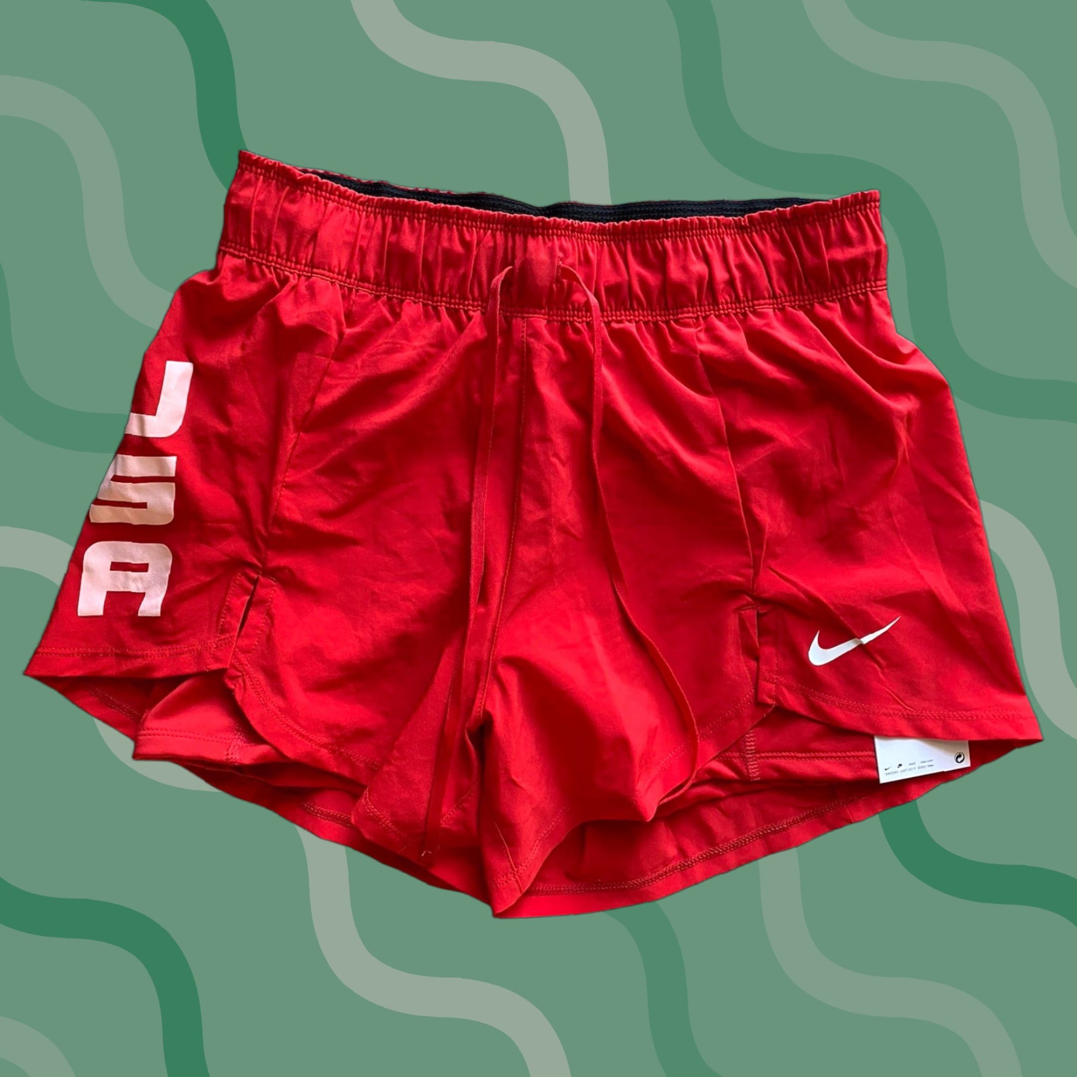 Nike Nike Dri Fit Women’s USA Training Shorts Size S Red Size 28" / US 6 / IT 42 - 1 Thumbnail