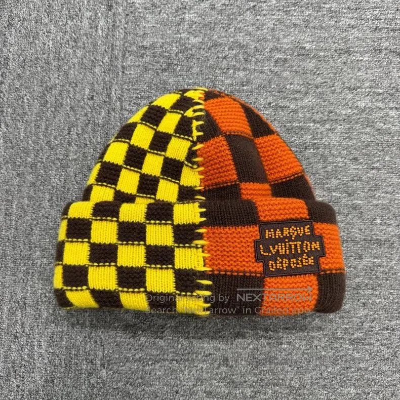 Louis Vuitton Louis Vuitton Pharrell Checkerboard Knit Beanie . Size ONE SIZE - 1 Thumbnail