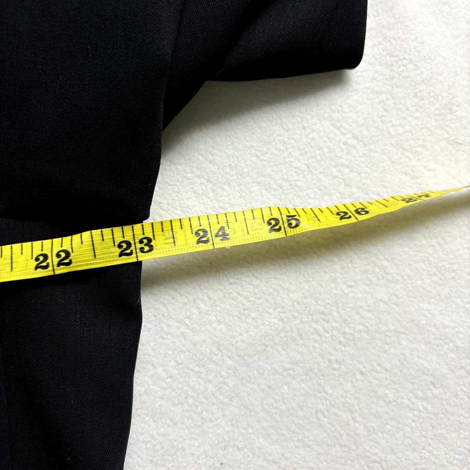 Pronto Uomo Pronto Uomo Men's Suit 42L Black Wool 2-Piece: Blazer & Dres Size 42L - 14 Thumbnail