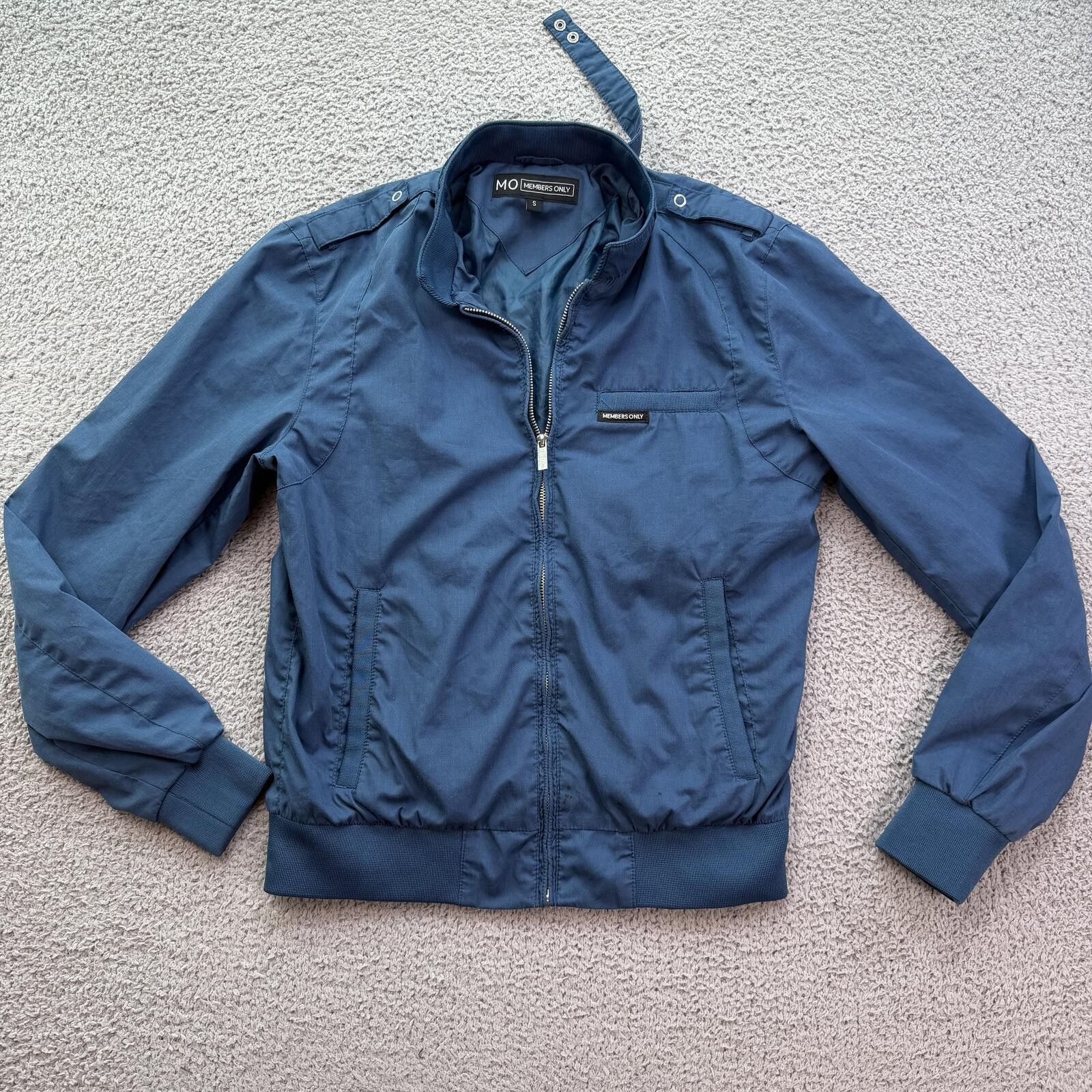 Members Only Members Only Blue Racer Bomber Jacket Mens S Lightweight Zip Size US S / EU 44-46 / 1 - 1 Thumbnail