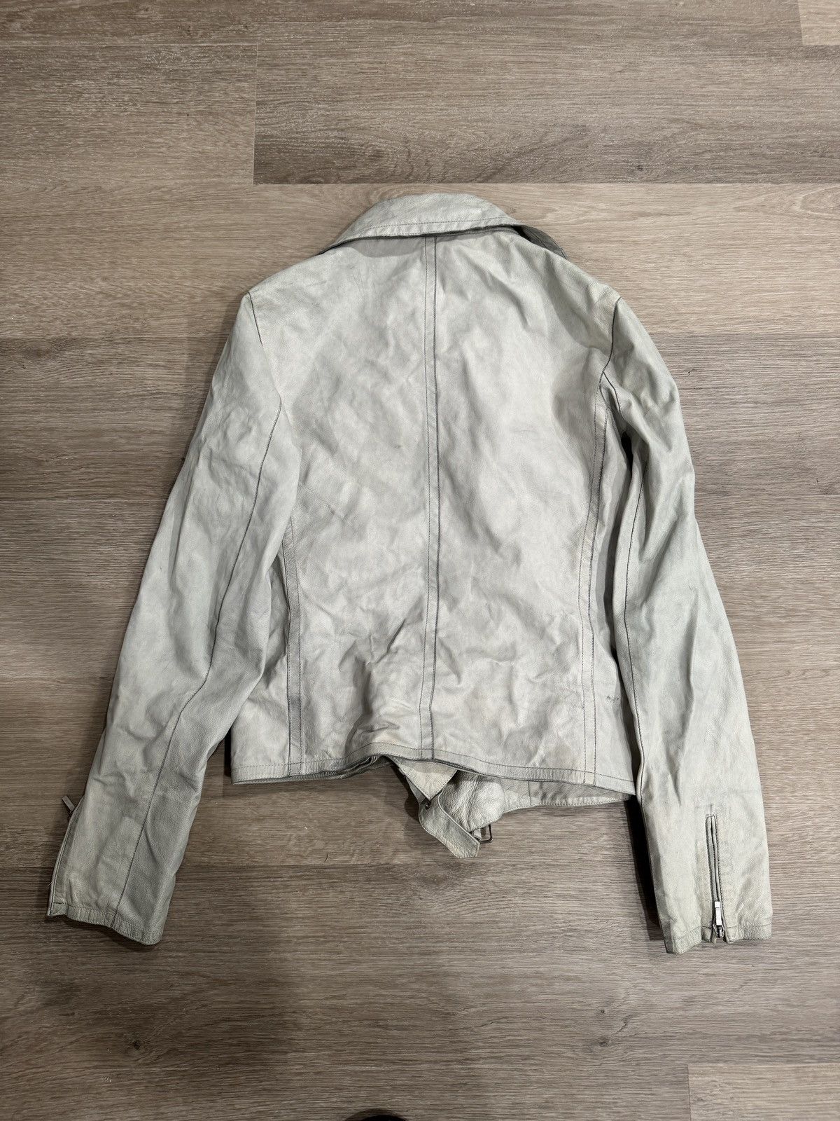 Jil Sander Jil sander Calfskin Rider Jacket White Size US S / EU 44-46 / 1 - 5 Thumbnail