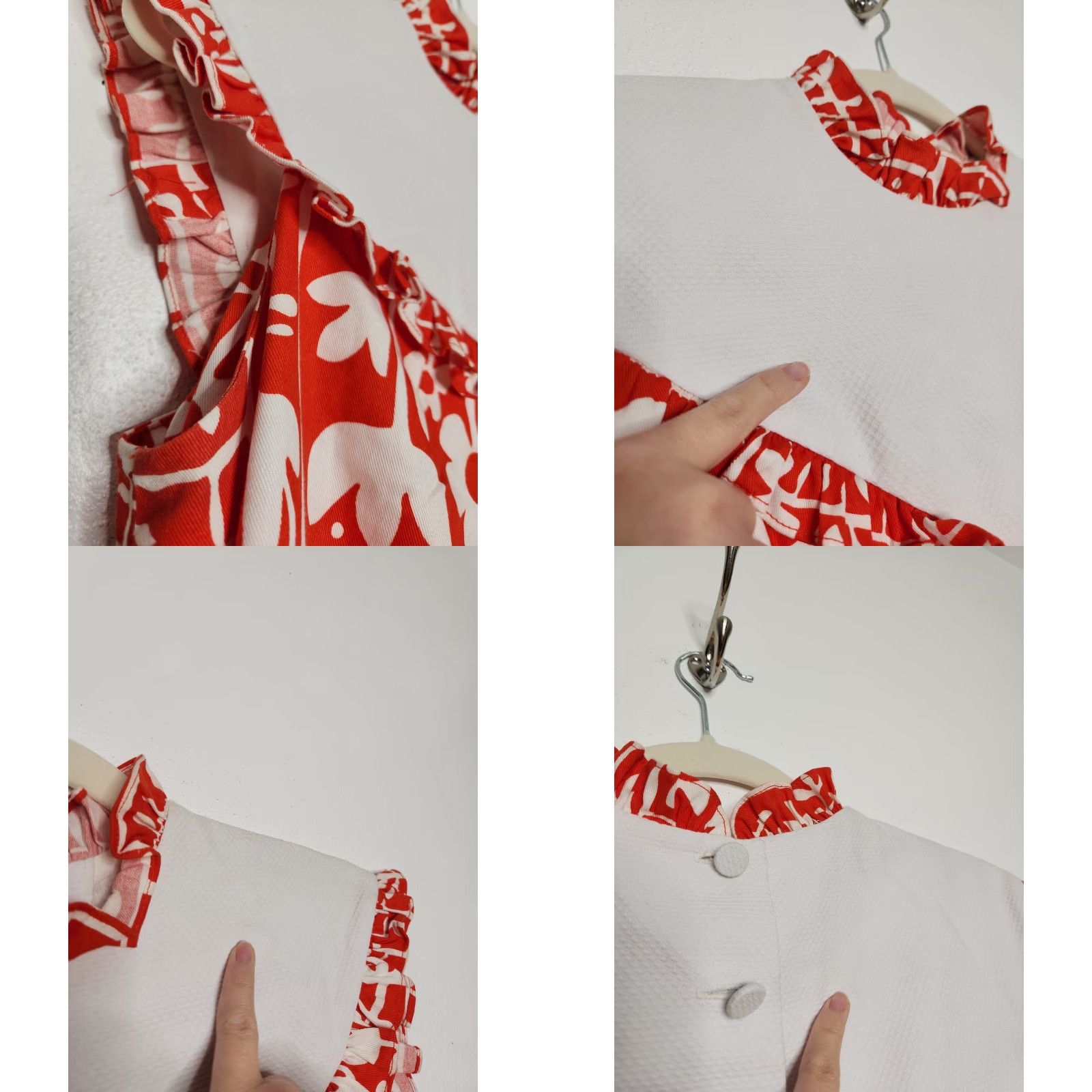 Vintage VINTAGE Andrade Dress Aloha Hawaii Maxi Red 70s Honolulu Beach Surf Sundress Women M Long Maxi Dress Womens Size M / US 6-8 / IT 42-44 - 8 Thumbnail