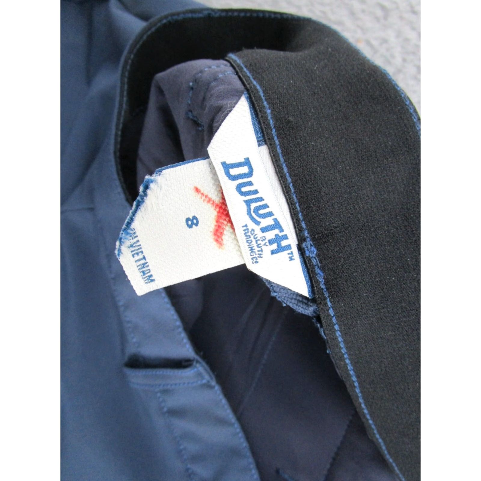 Vintage Duluth Trading Women's Side Zip Pockets Blue Stretch Athletic Pants Size 8 Size 30" / US 8 / IT 44 - 3 Thumbnail
