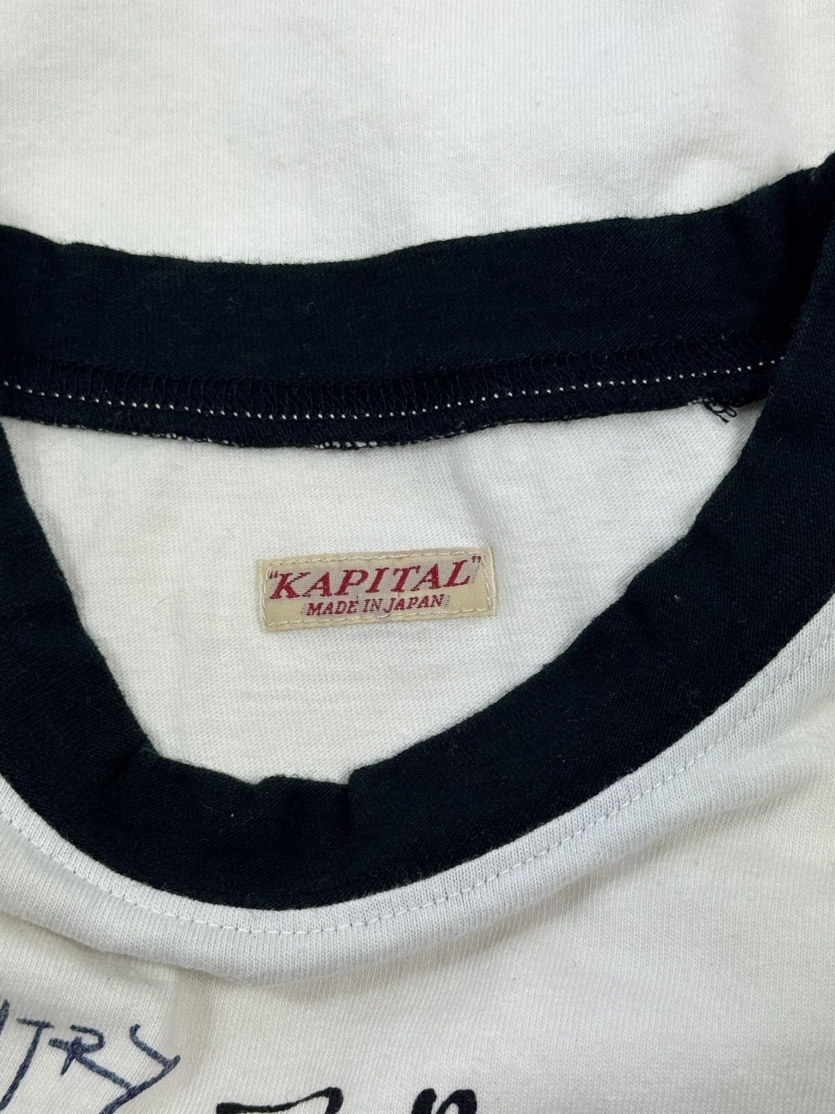 Kapital BORO ELEGY PRINTED T-SHIRT Size US XL / EU 56 / 4 - 3 Thumbnail