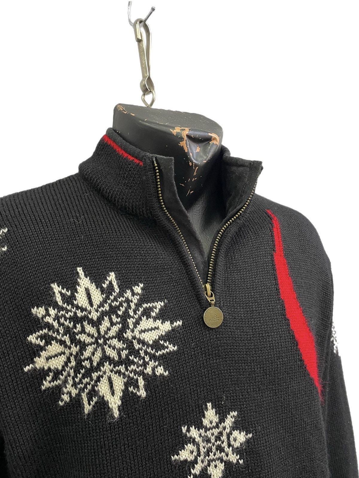 Dale Of Norway Vintage Dale of Norway wool sweater black Nordic knit L Size US L / EU 52-54 / 3 - 4 Thumbnail