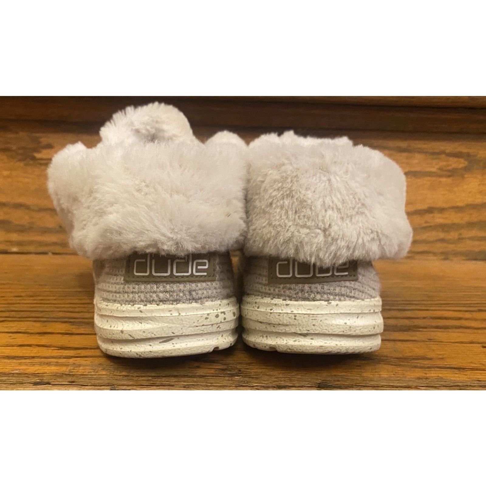 Other Hey Dude Britt Womens 7 Faux Fur Slip On Shoes Beige Wendy Size US 7 / IT 37 - 3 Thumbnail