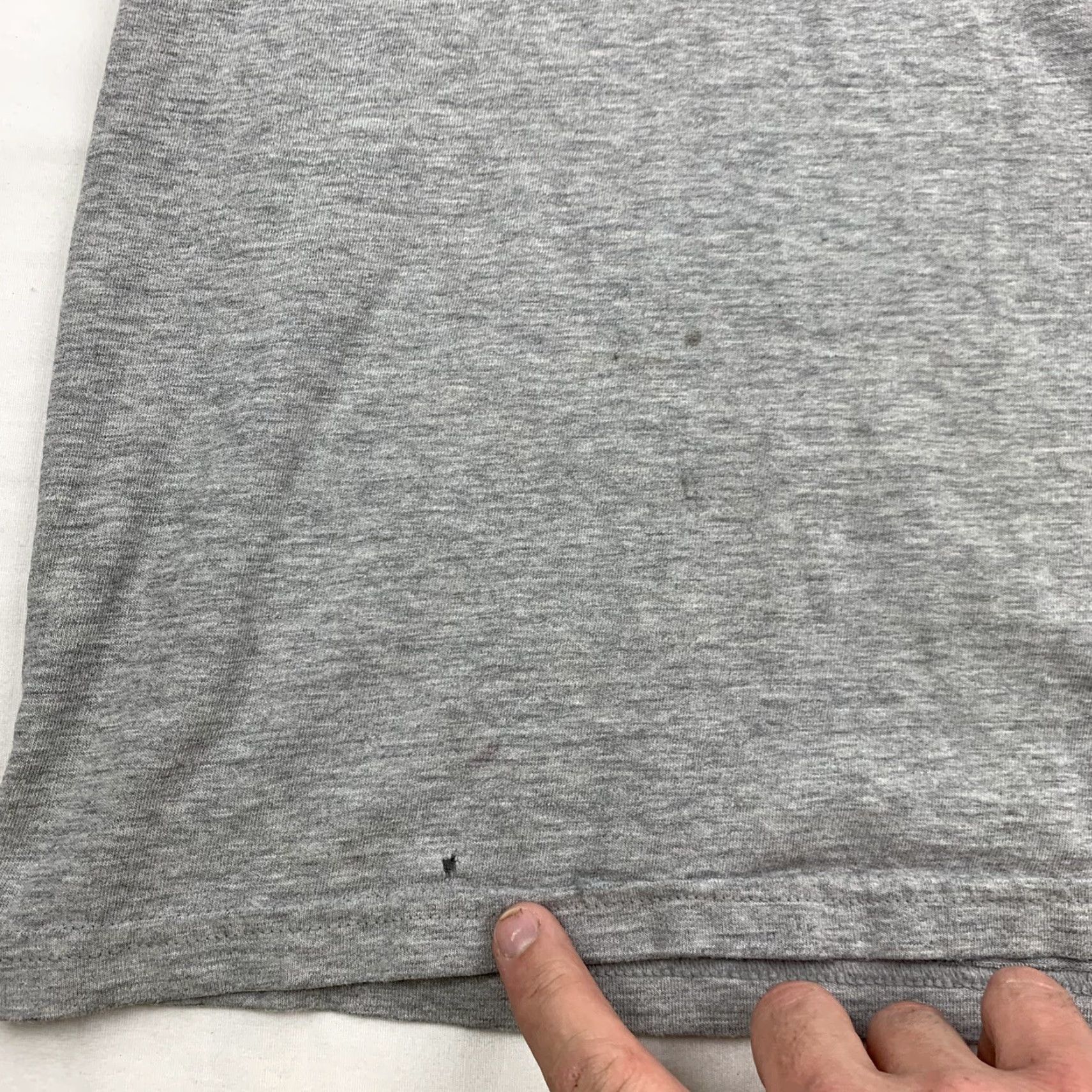 Nike VINTAGE Nike Shirt Adult Medium Gray Grunge Y2K Silver Tag Graphic Tee Mens Size US M / EU 48-50 / 2 - 6 Thumbnail