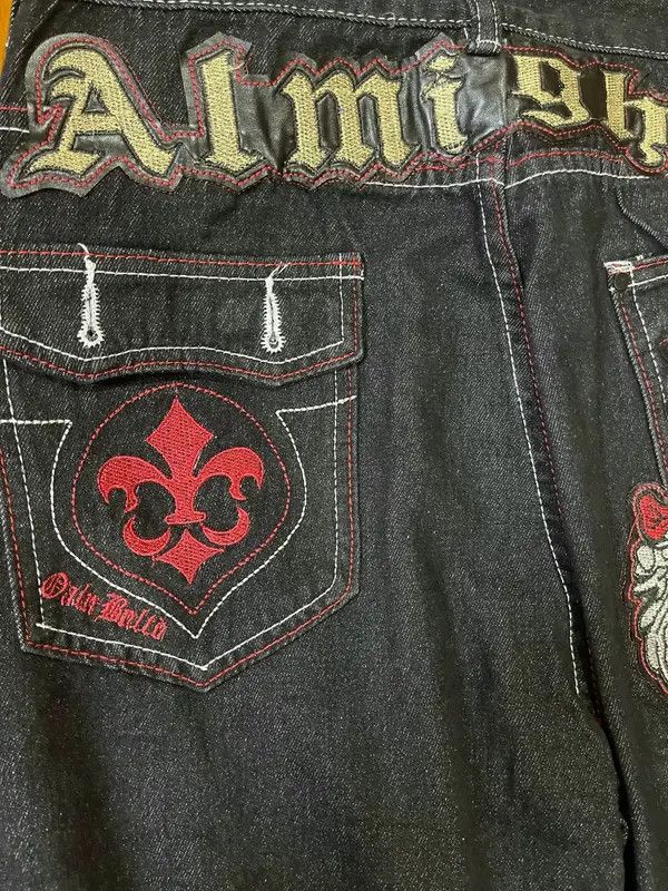 jeans with cool patches