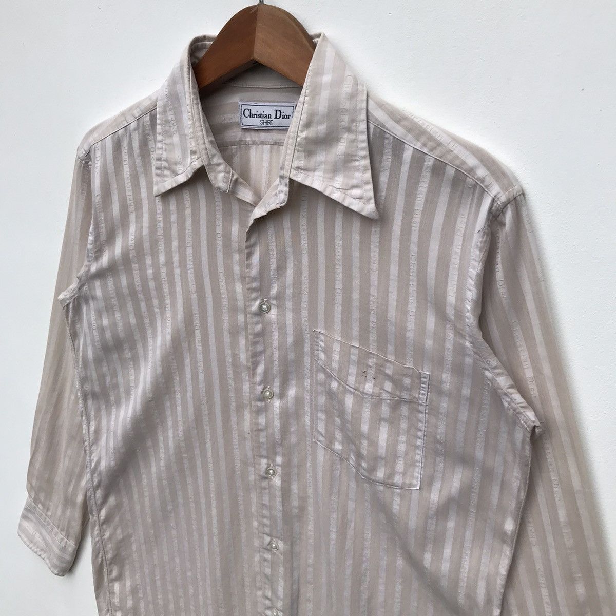Christian Dior Monsieur Vintage Christian Dior Shirt Spellout Christian Dior Size US S / EU 44-46 / 1 - 5 Thumbnail
