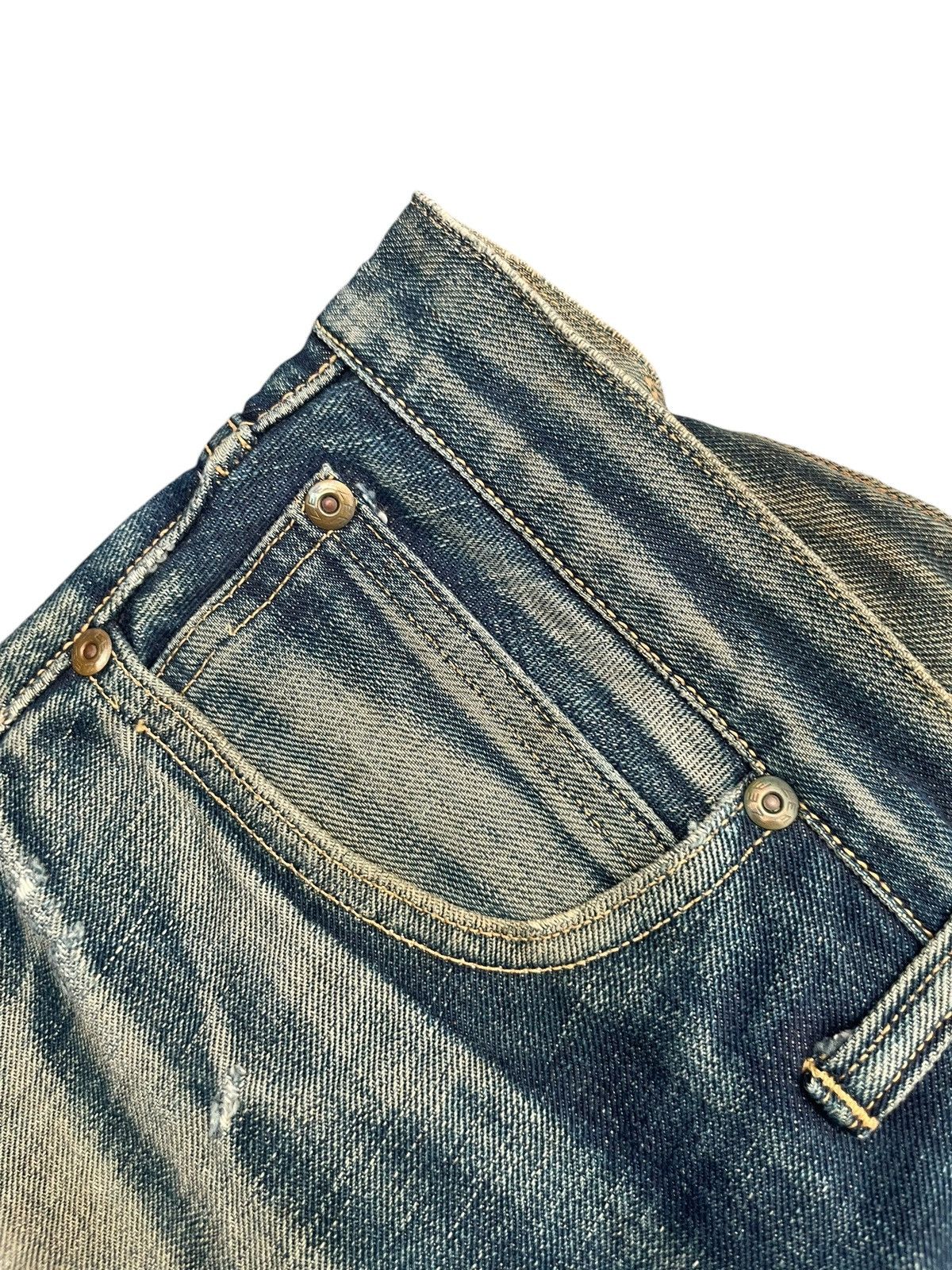 Lee × Vintage Vintage Lee Selvedge Denim Size US 32 / EU 48 - 8 Thumbnail
