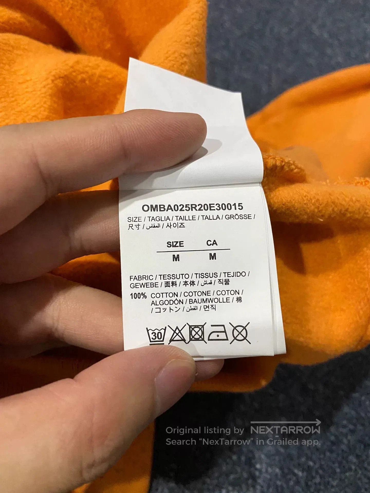 Off-White off white spray print long sleeve sweatshirt. Size US M / EU 48-50 / 2 - 5 Thumbnail