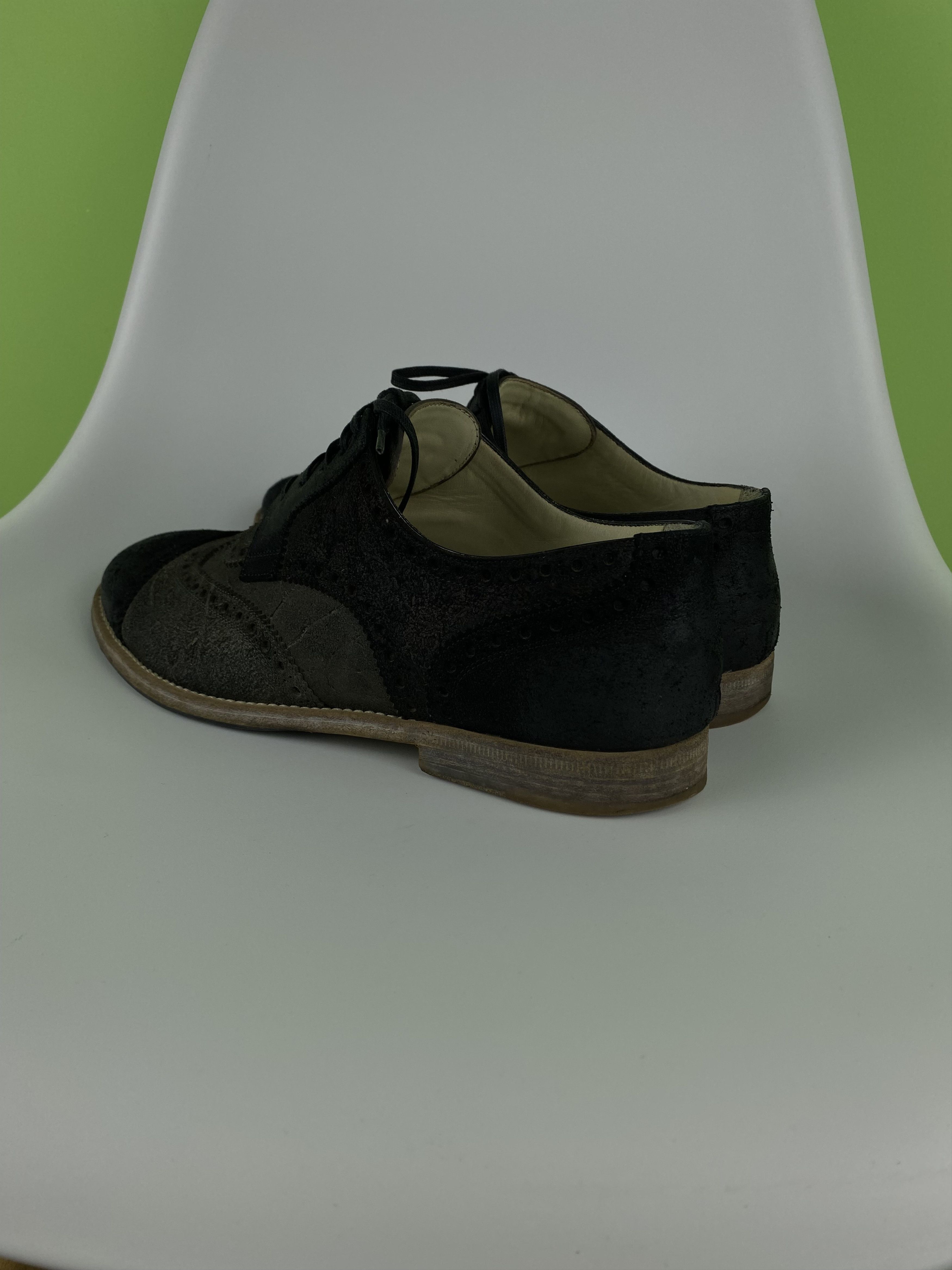 Dolce & Gabbana Dolce & Gabbana Oxford Wingtip Brogues Derby Brown Shoes Size US 7.5 / EU 40-41 - 2 Thumbnail