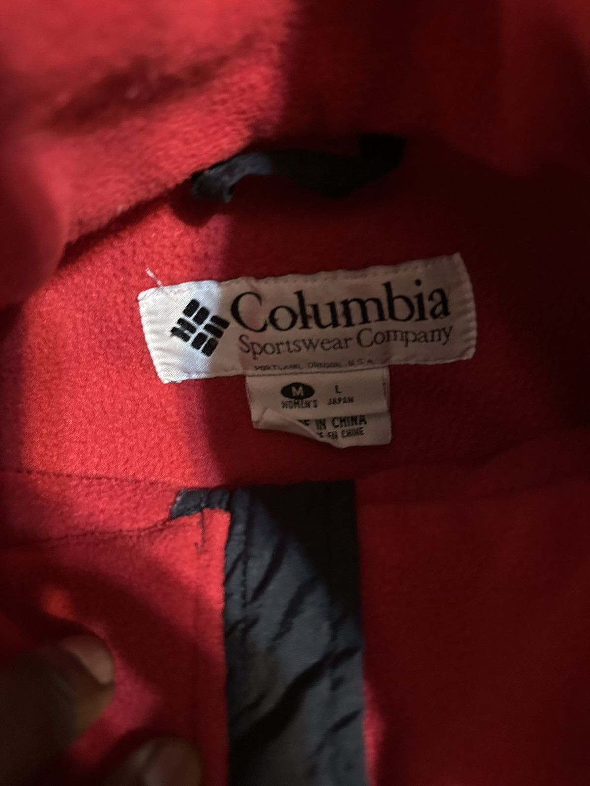 Columbia Vintage Columbia fleece “triple red” jacket 00s size large Size US L / EU 52-54 / 3 - 3 Thumbnail
