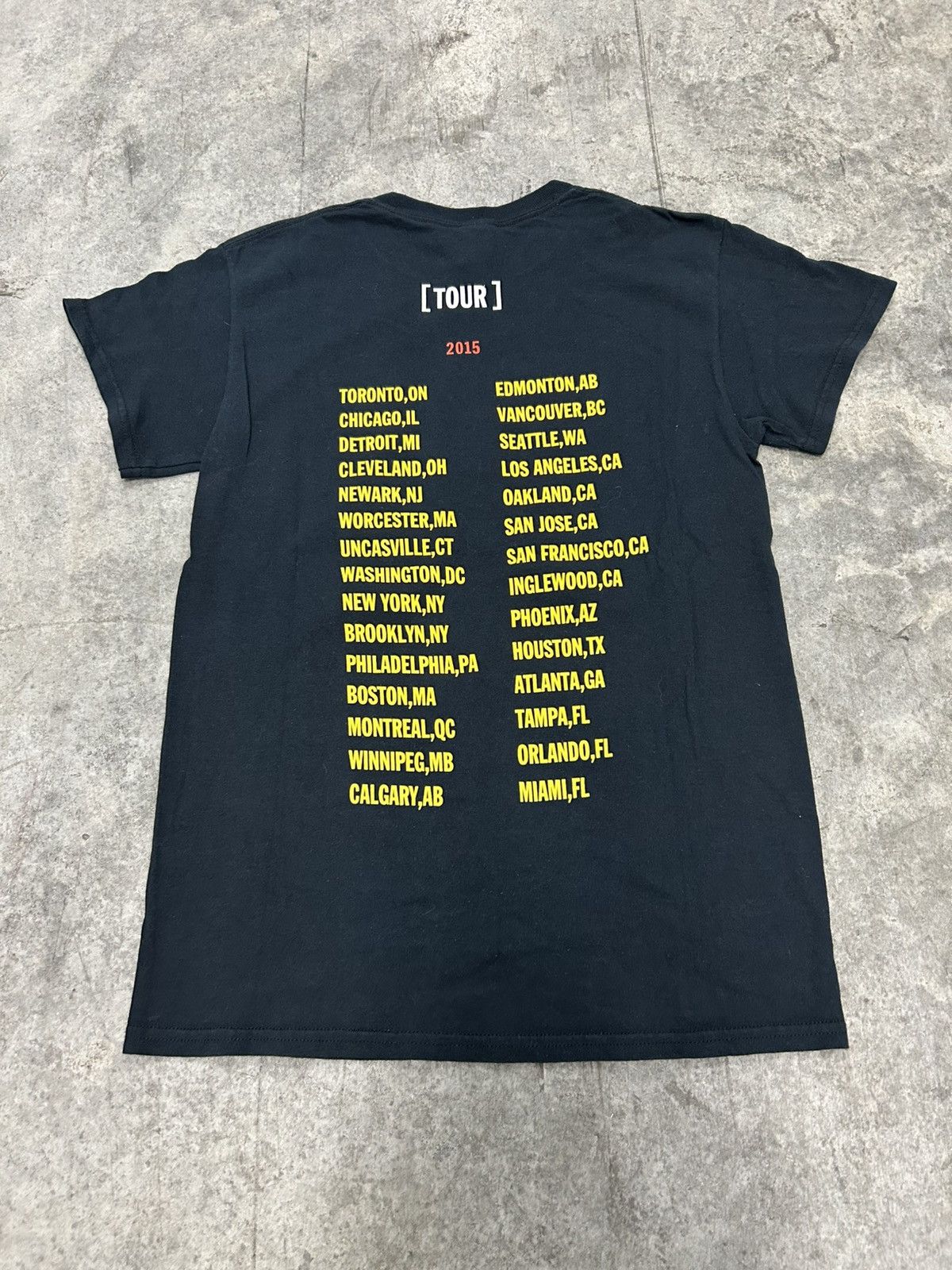 Travis Scott 2015 Travis Scott tour t shirt Size US S / EU 44-46 / 1 - 2 Thumbnail