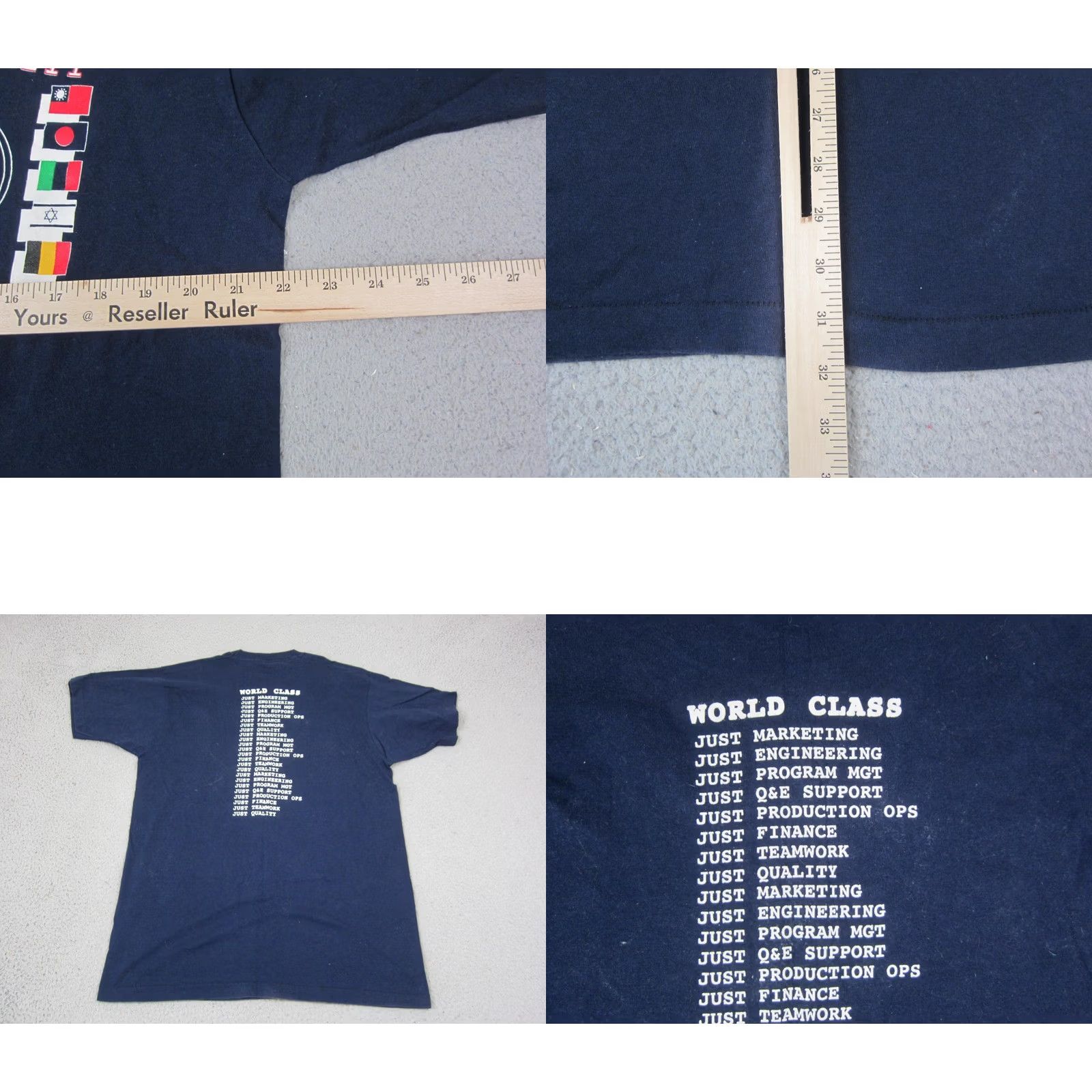 Fruit Of The Loom VINTAGE Fruit of the Loom Shirt Mens Extra Large XL Blue Single Stitch CPI Tech Size US XL / EU 56 / 4 - 8 Thumbnail