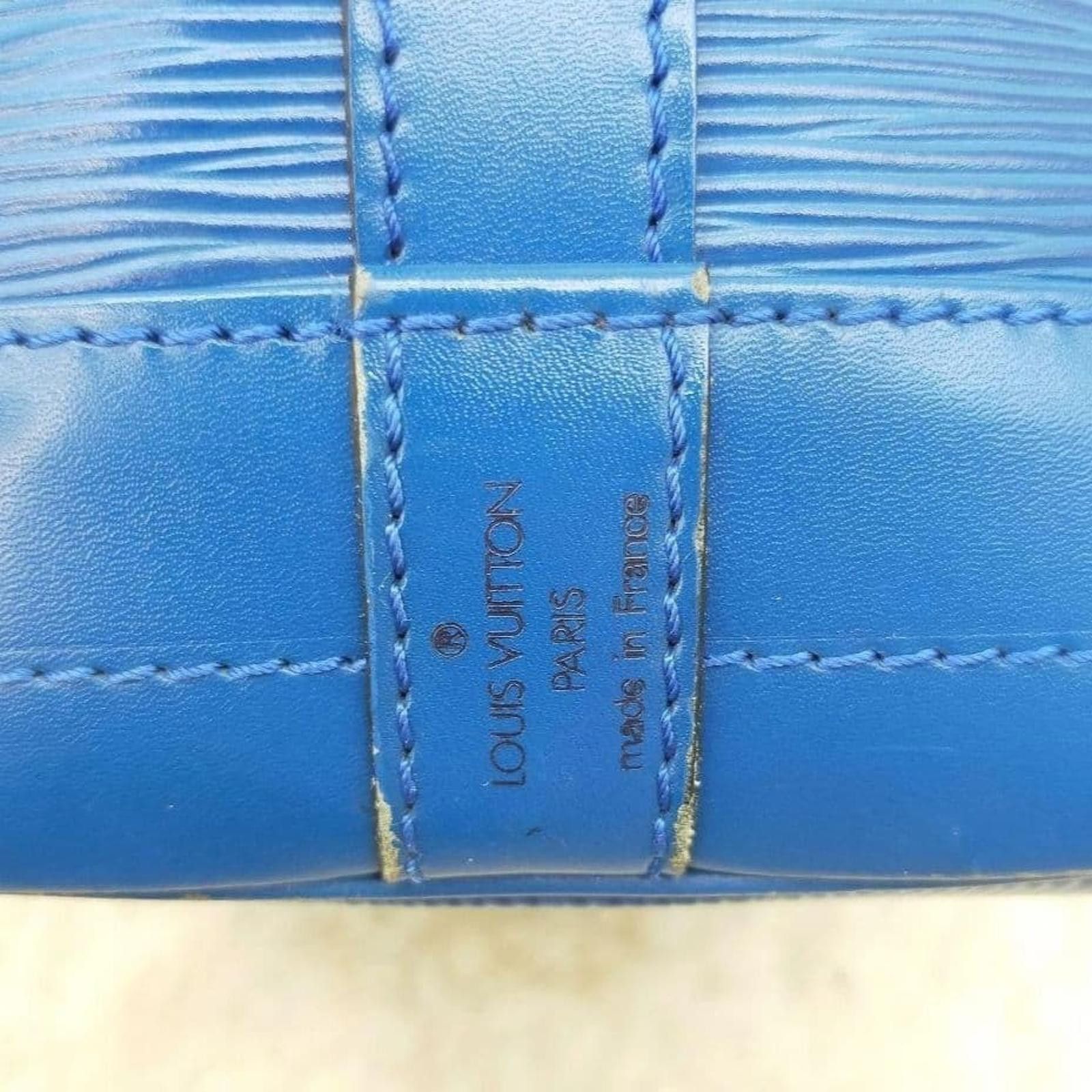 Louis Vuitton Louis Vuitton - Blue Epi Leather Noe Bucket Bag Size ONE SIZE - 7 Thumbnail