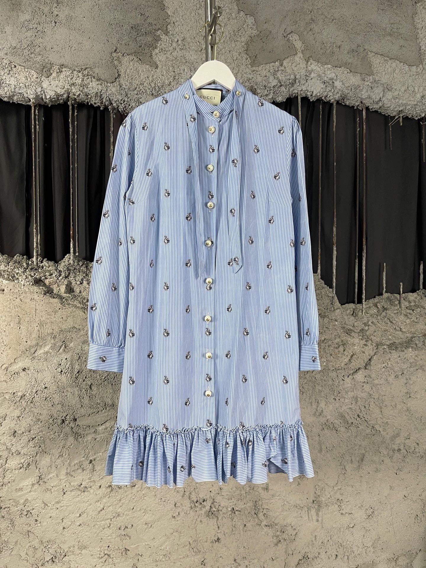 Gucci Gucci Shirt Dress Women's 38 99 New Size XS / US 0-2 / IT 36-38 - 1 Thumbnail