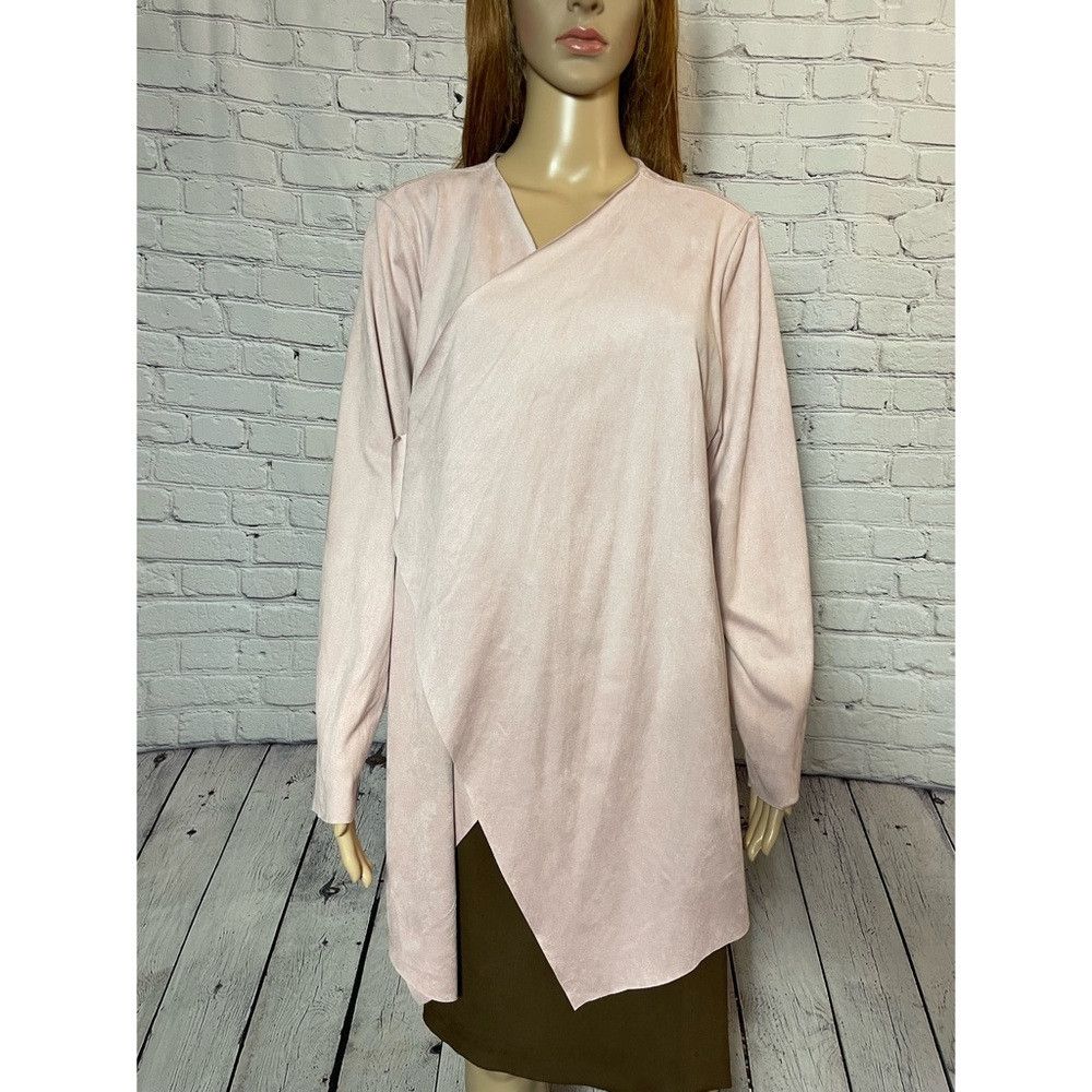 Other Soft‎ Surroundings Faux Suede Ultra Soft Pink Waterfall Car Size M / US 6-8 / IT 42-44 - 5 Thumbnail